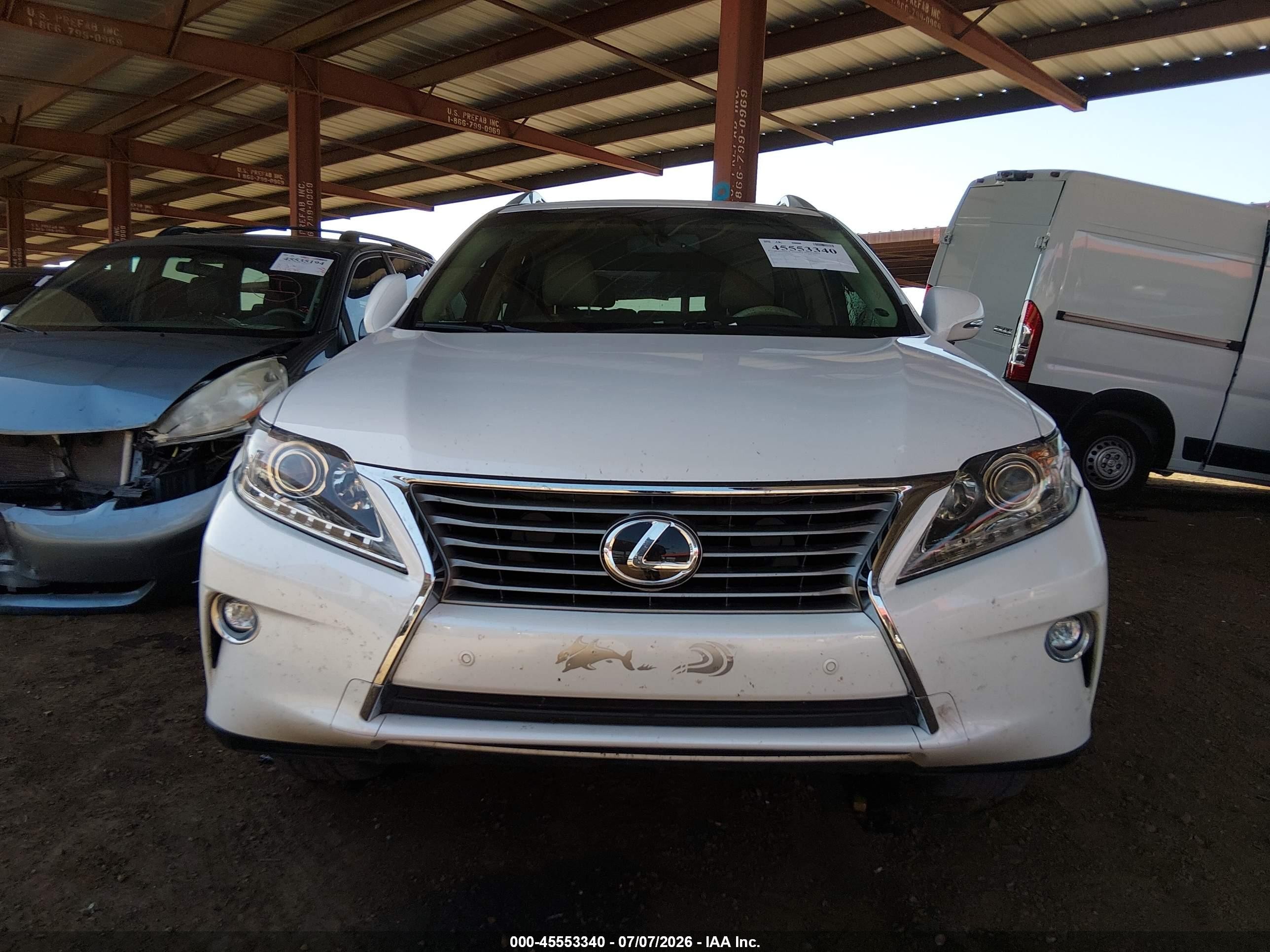 2015 Lexus Rx 350   White vin: 2T2BK1BA1FC267365