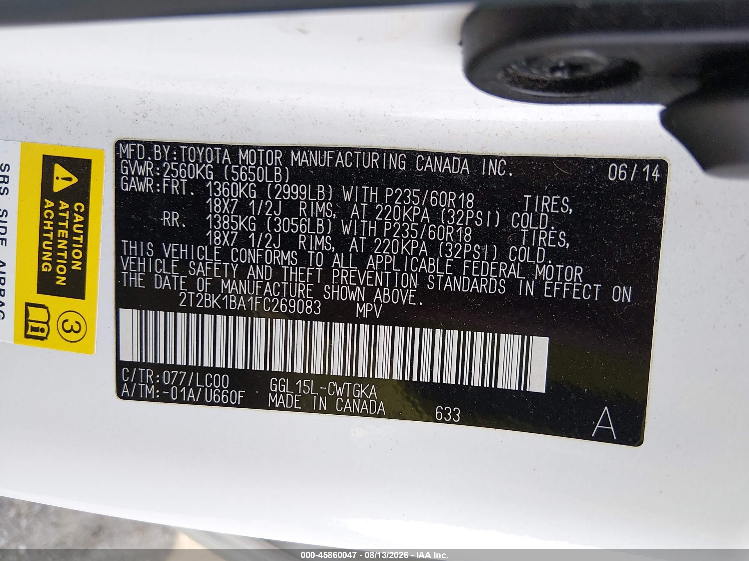 2015 Lexus Rx 350   White vin: 2T2BK1BA1FC269083