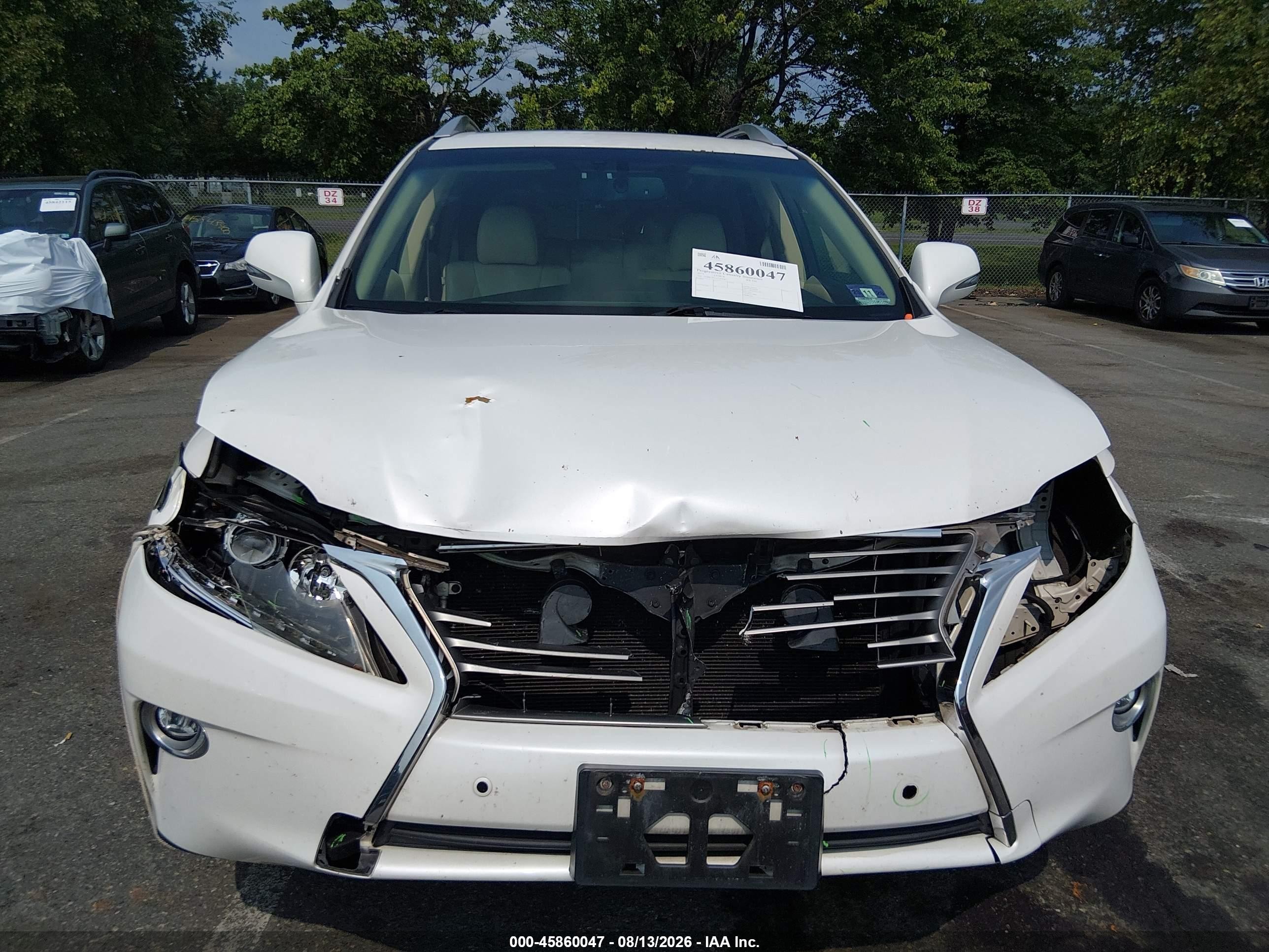 2015 Lexus Rx 350   White vin: 2T2BK1BA1FC269083
