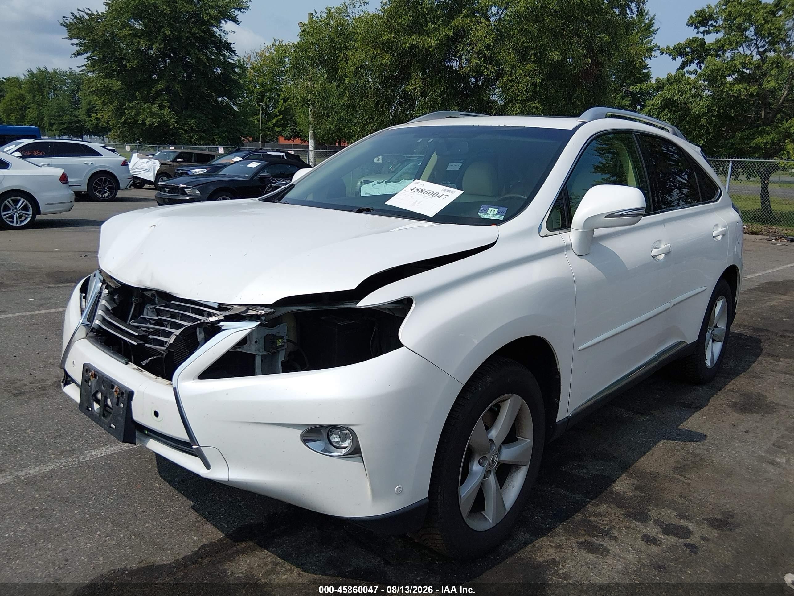 2015 Lexus Rx 350   White vin: 2T2BK1BA1FC269083