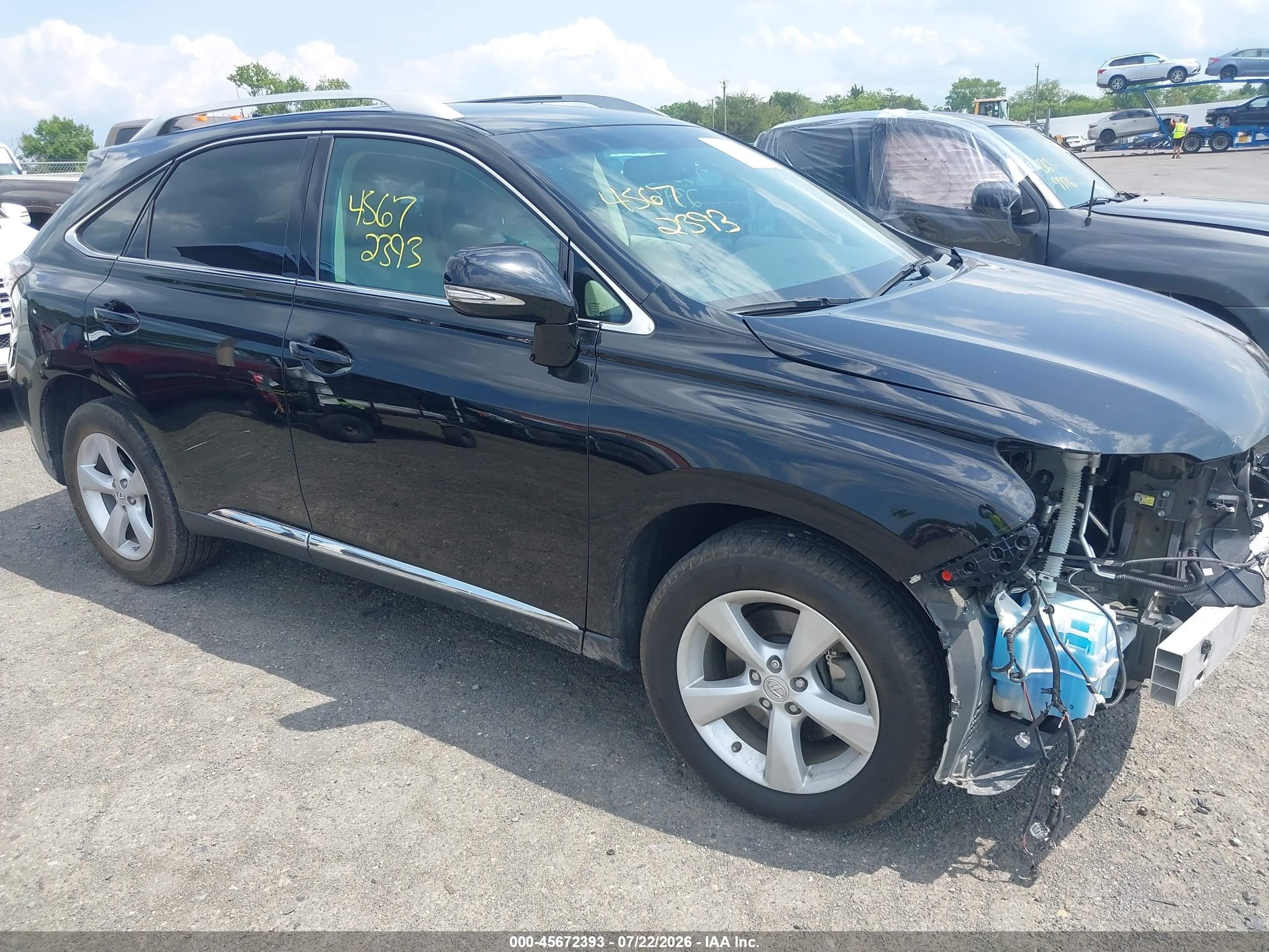 2015 Lexus Rx 350   Black vin: 2T2BK1BA1FC278222