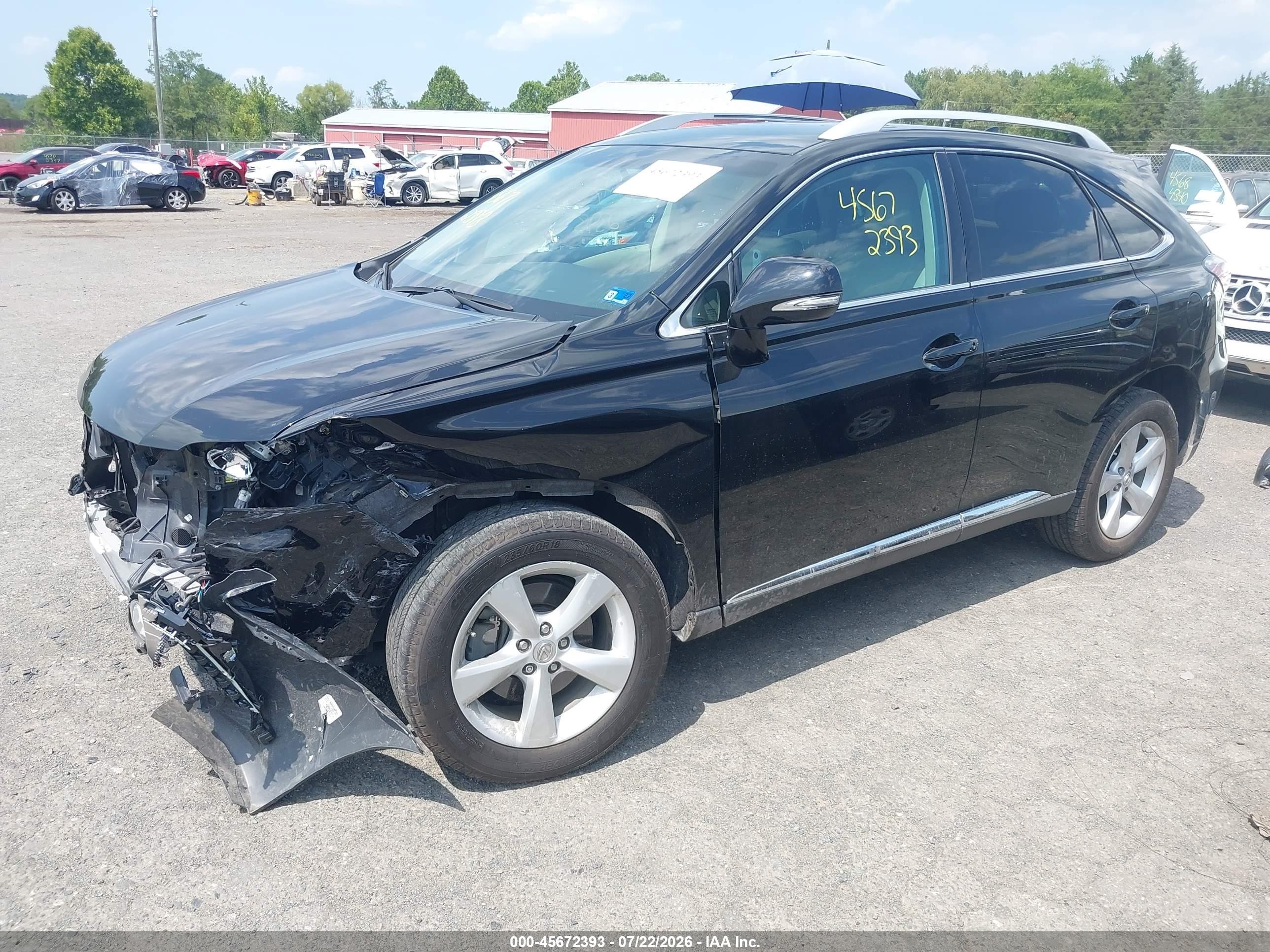 2015 Lexus Rx 350   Black vin: 2T2BK1BA1FC278222