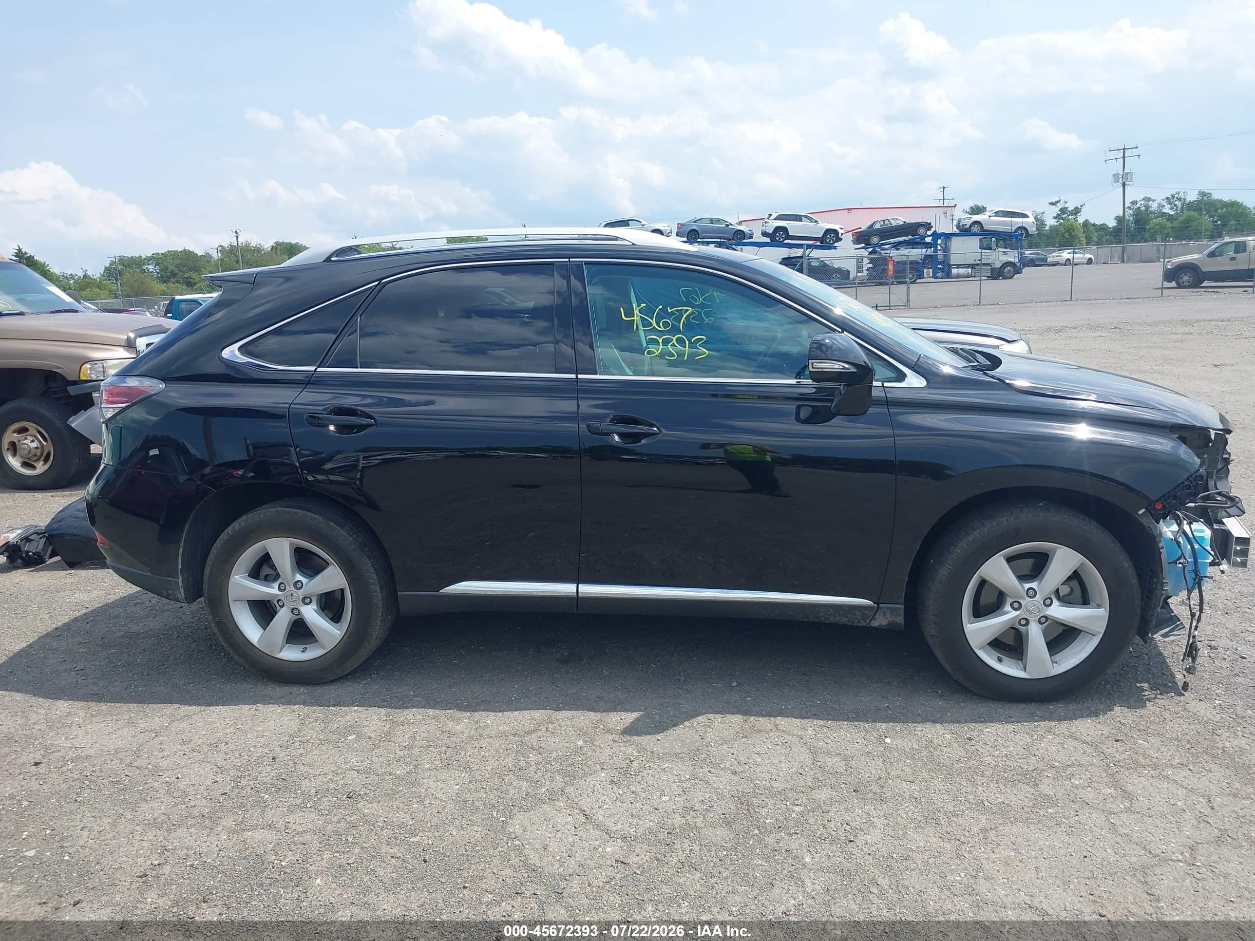 2015 Lexus Rx 350   Black vin: 2T2BK1BA1FC278222