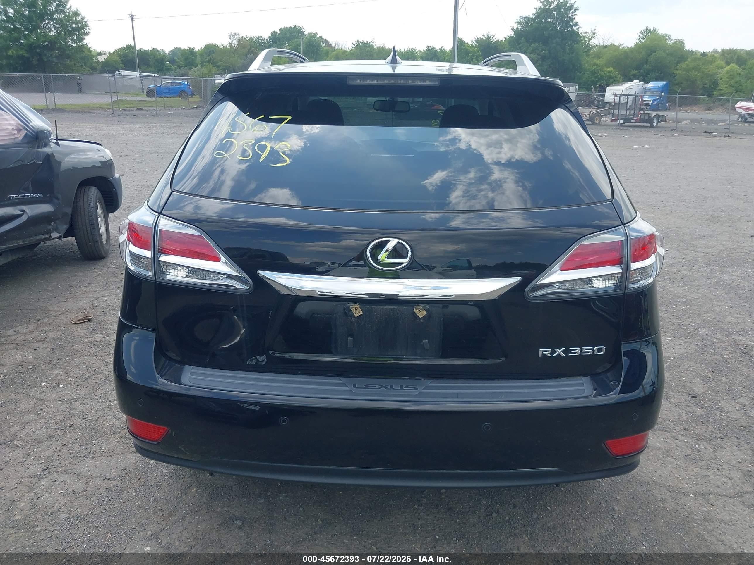 2015 Lexus Rx 350   Black vin: 2T2BK1BA1FC278222