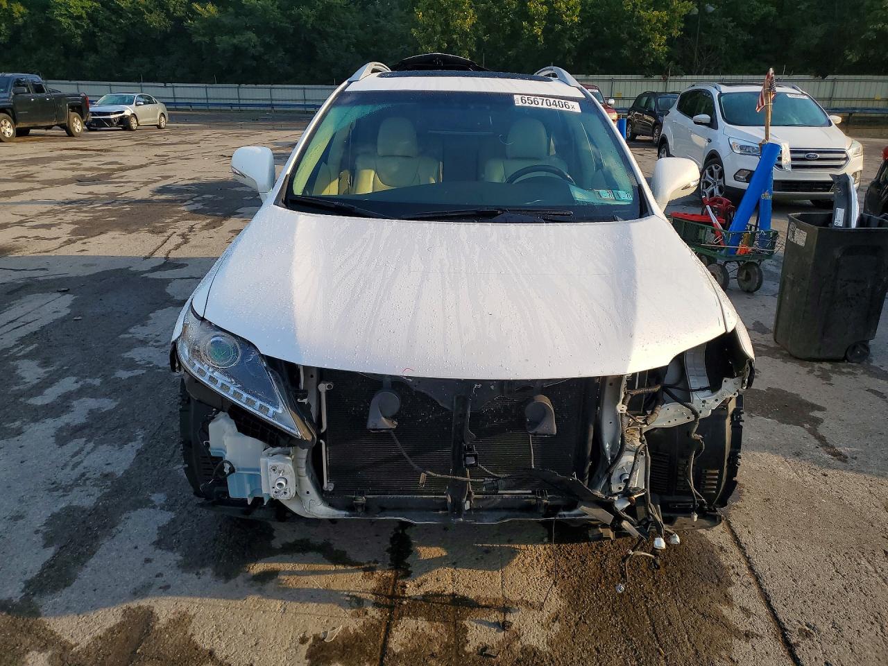 2015 Lexus Rx 350 Base White vin: 2T2BK1BA1FC280763