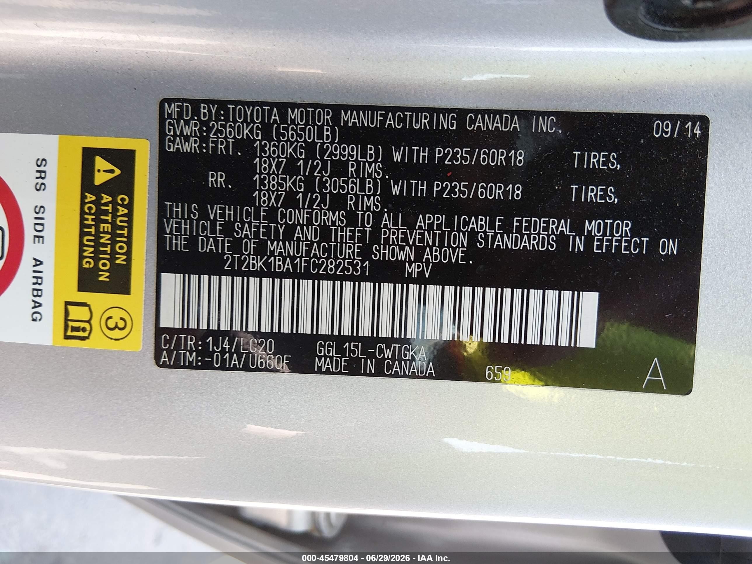 2015 Lexus Rx 350   Silver vin: 2T2BK1BA1FC282531