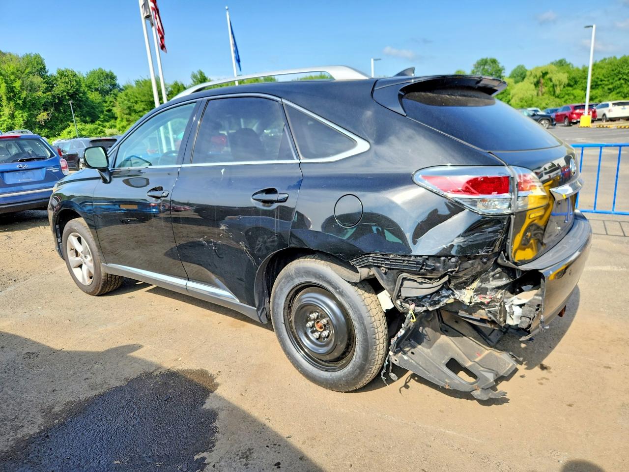 2015 Lexus Rx 350 Base Черный vin: 2T2BK1BA1FC287373