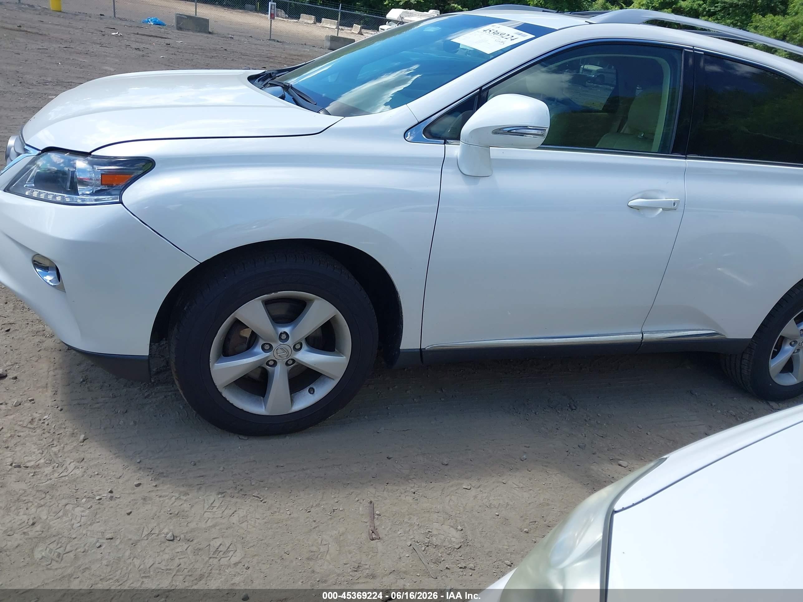 2015 Lexus Rx 350   White vin: 2T2BK1BA1FC293223