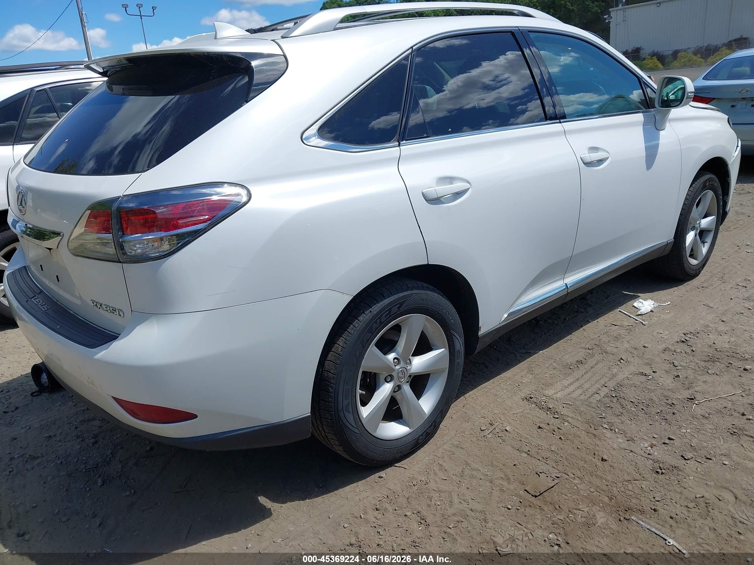 2015 Lexus Rx 350   White vin: 2T2BK1BA1FC293223