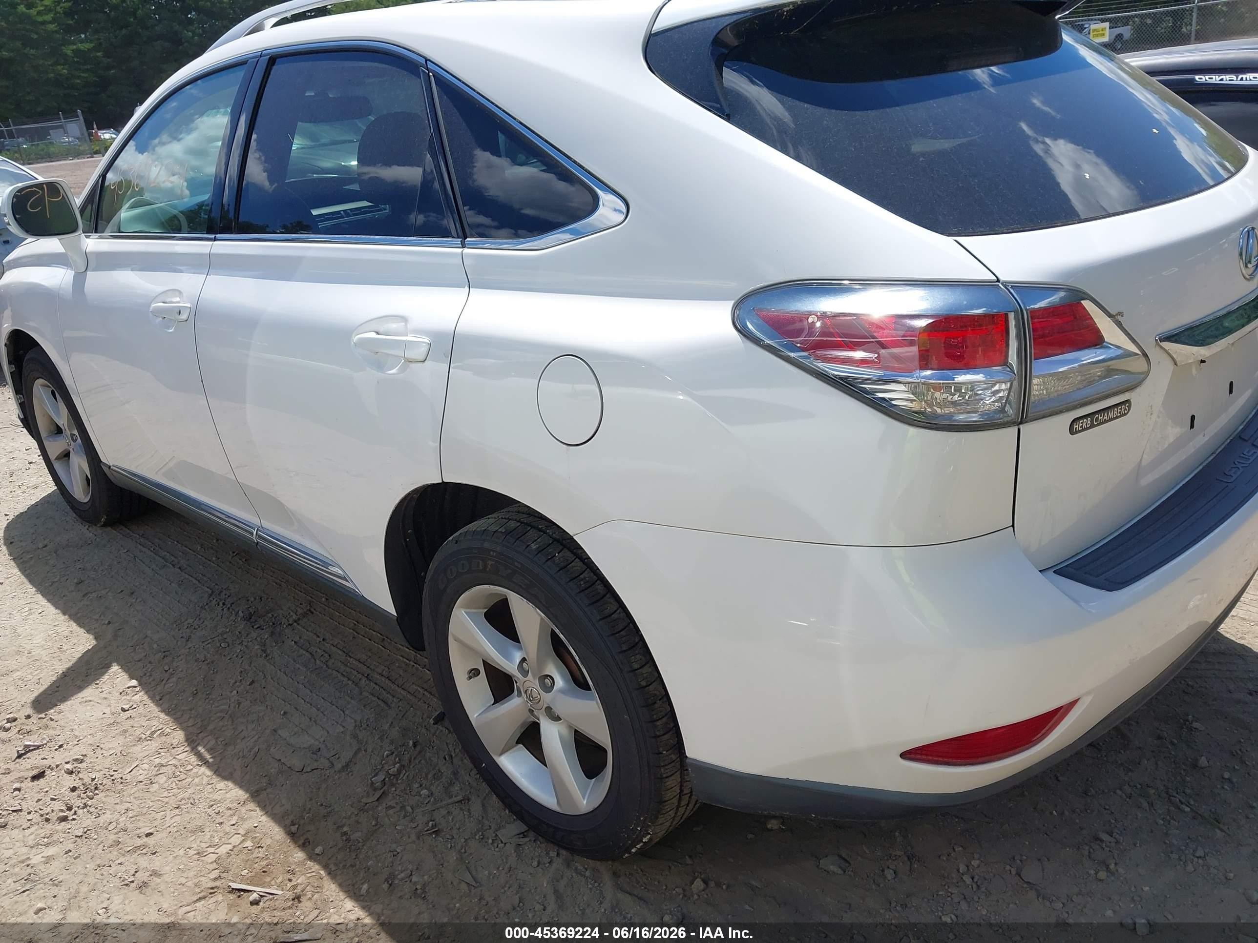 2015 Lexus Rx 350   White vin: 2T2BK1BA1FC293223