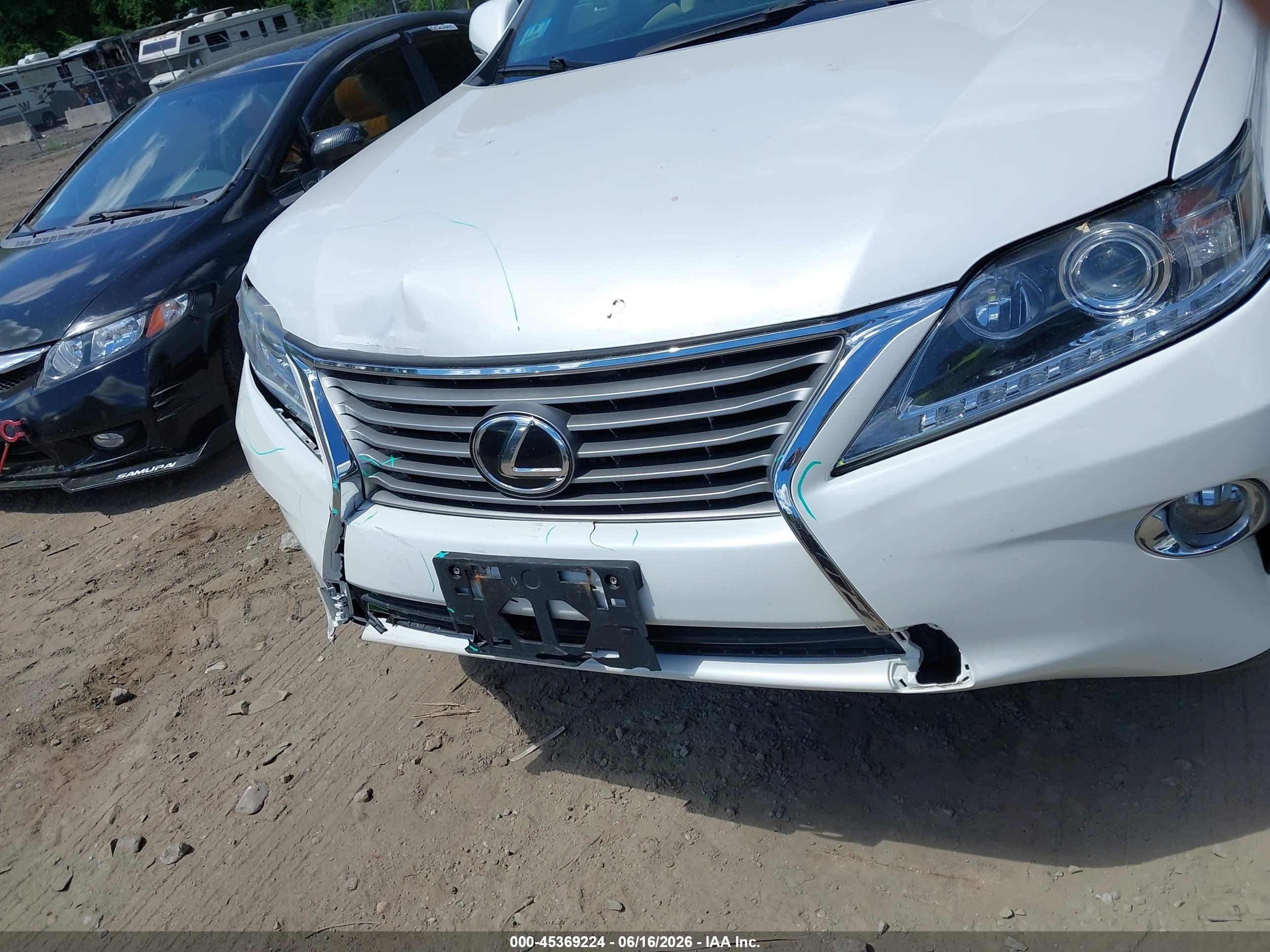 2015 Lexus Rx 350   White vin: 2T2BK1BA1FC293223
