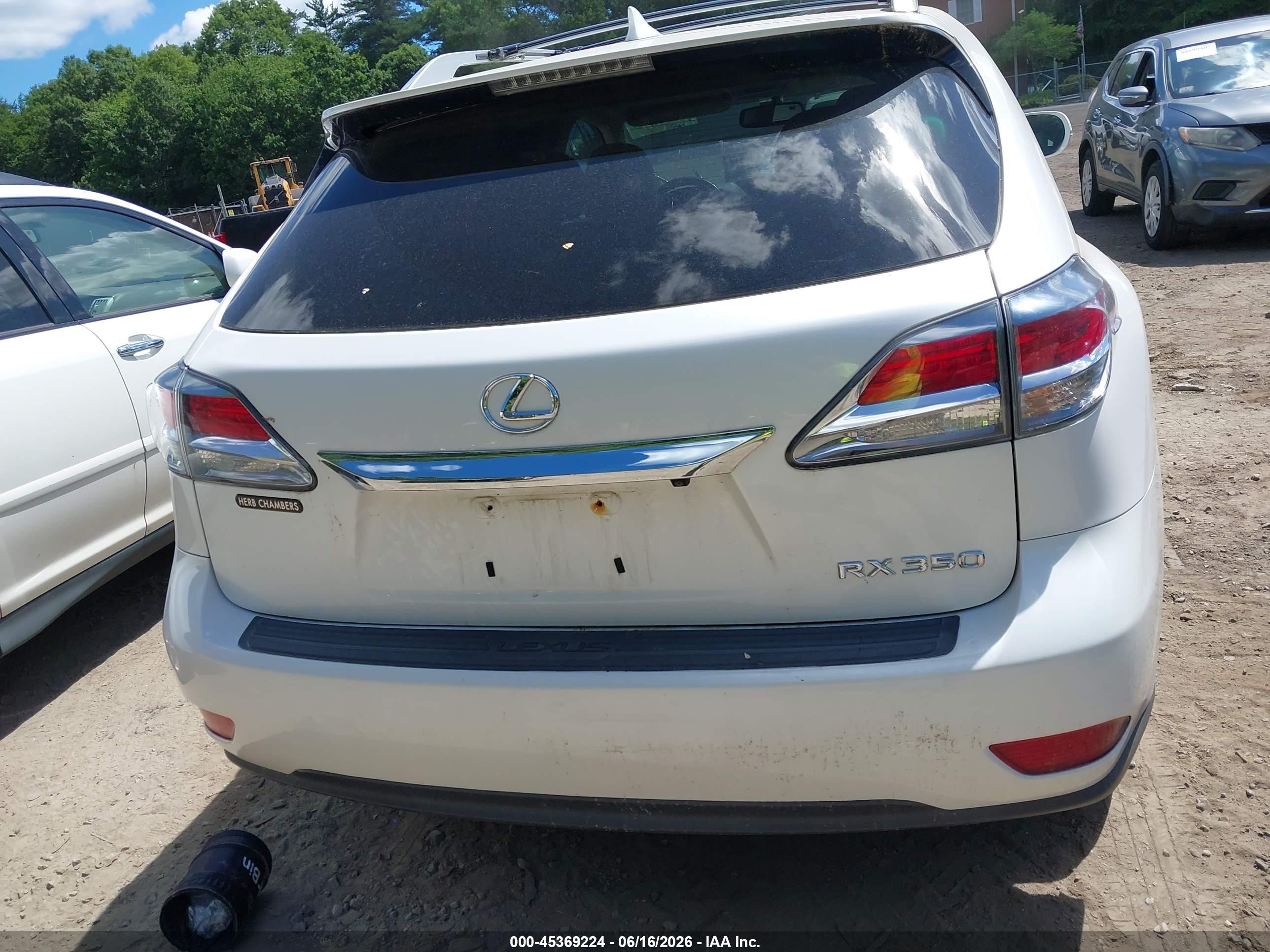 2015 Lexus Rx 350   White vin: 2T2BK1BA1FC293223