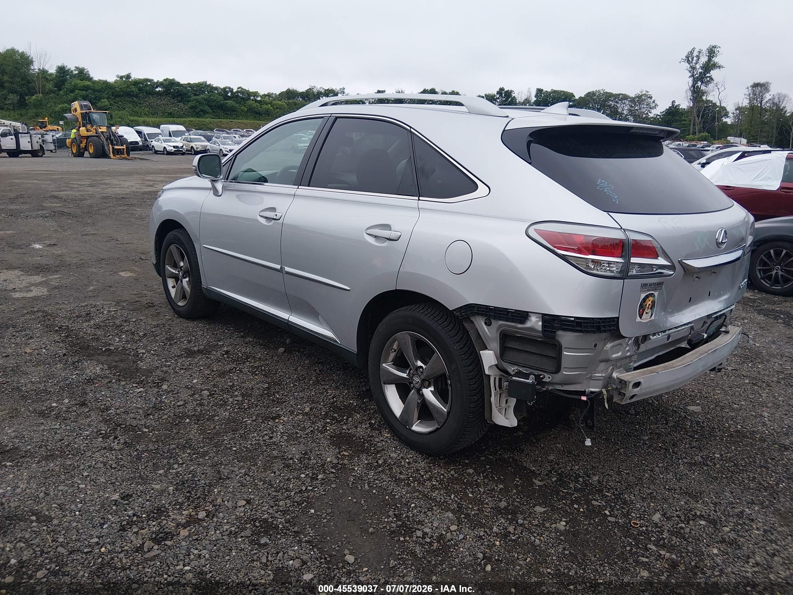 2015 Lexus Rx 350   Серебряный vin: 2T2BK1BA1FC302373