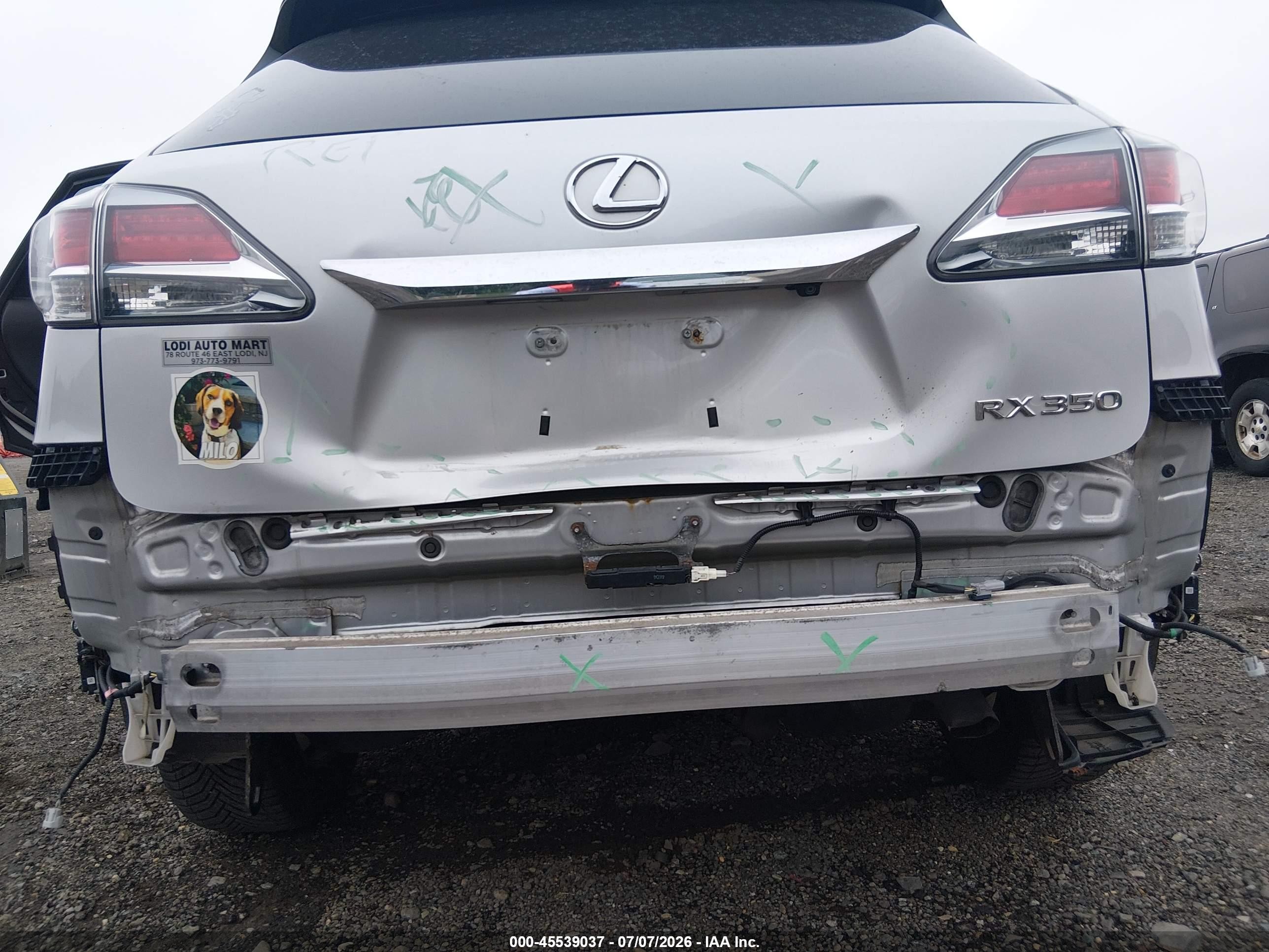 2015 Lexus Rx 350   Серебряный vin: 2T2BK1BA1FC302373