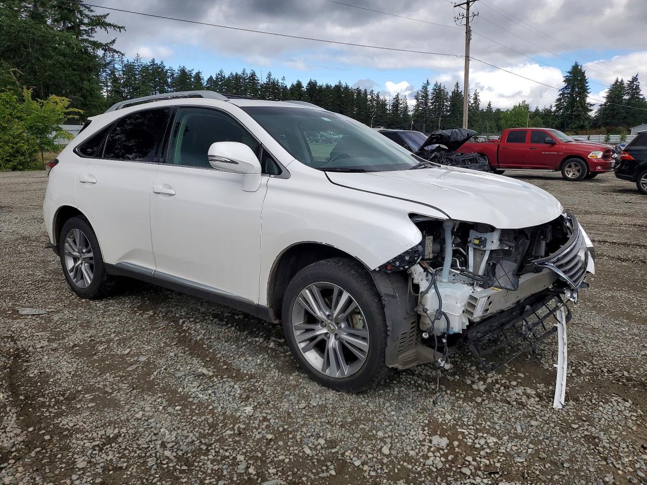 2015 Lexus Rx 350 Base White vin: 2T2BK1BA1FC317133