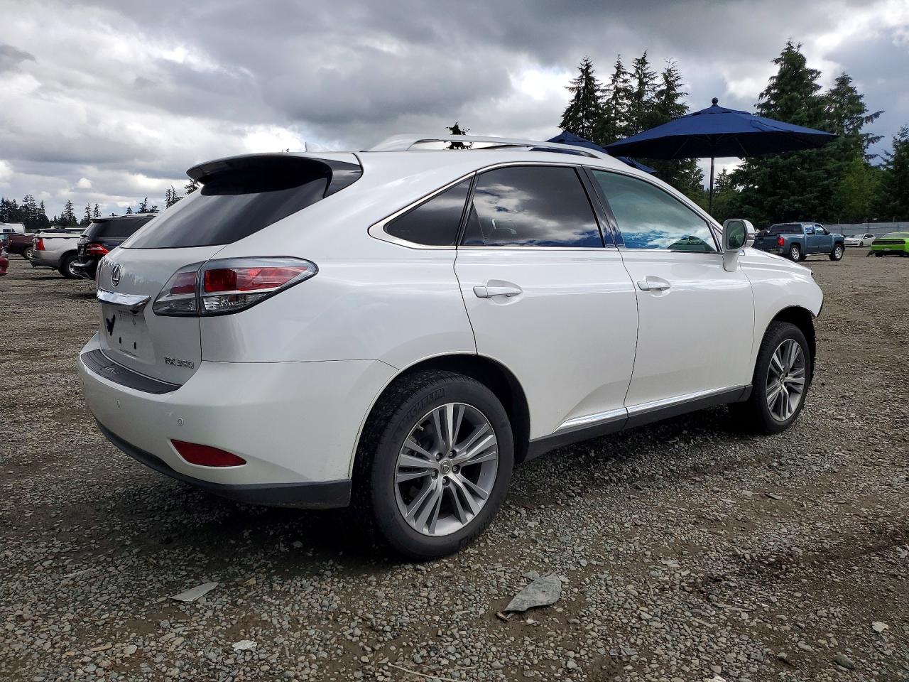 2015 Lexus Rx 350 Base White vin: 2T2BK1BA1FC317133