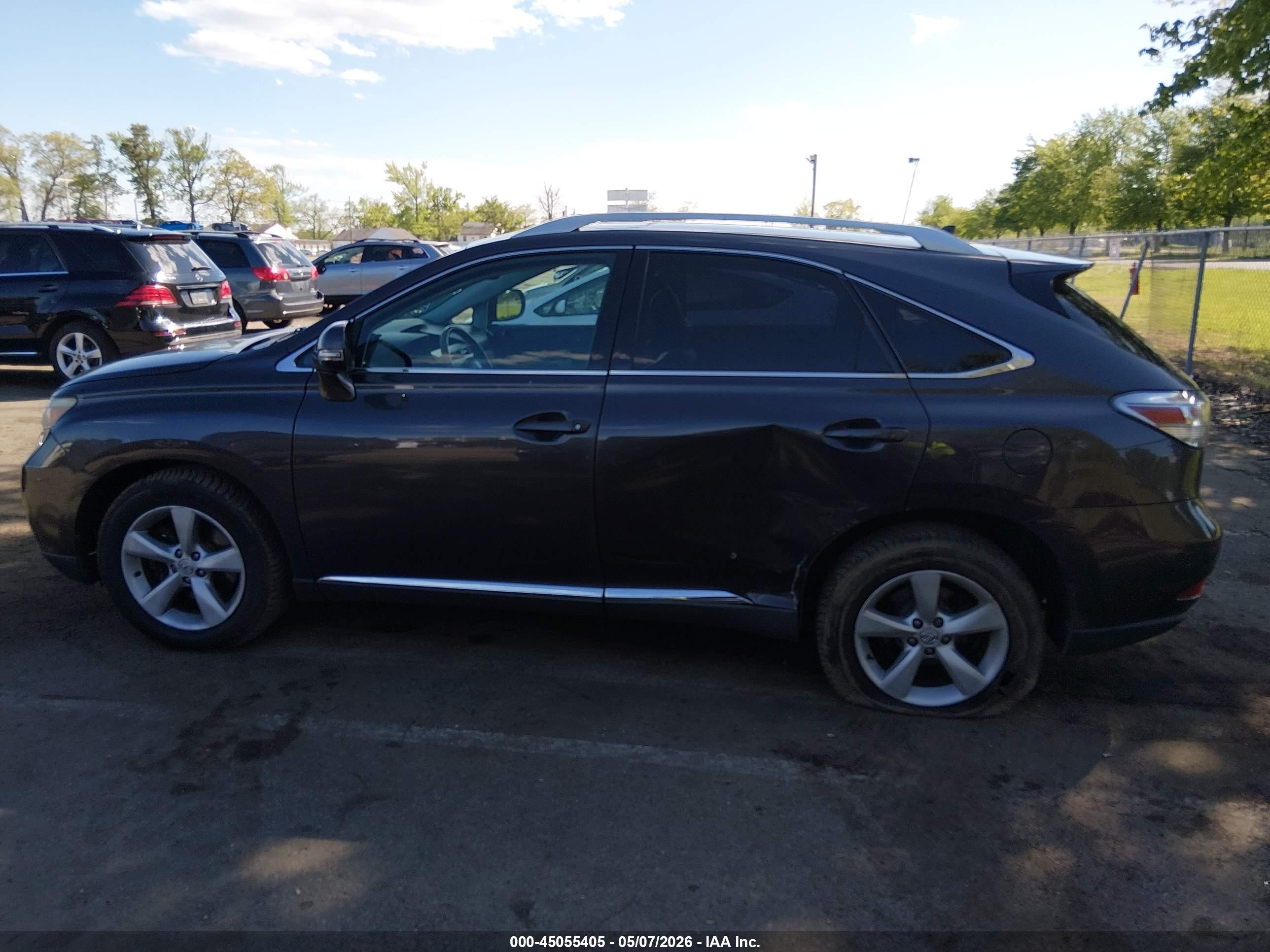 2010 Lexus Rx 350   Purple vin: 2T2BK1BA2AC011194