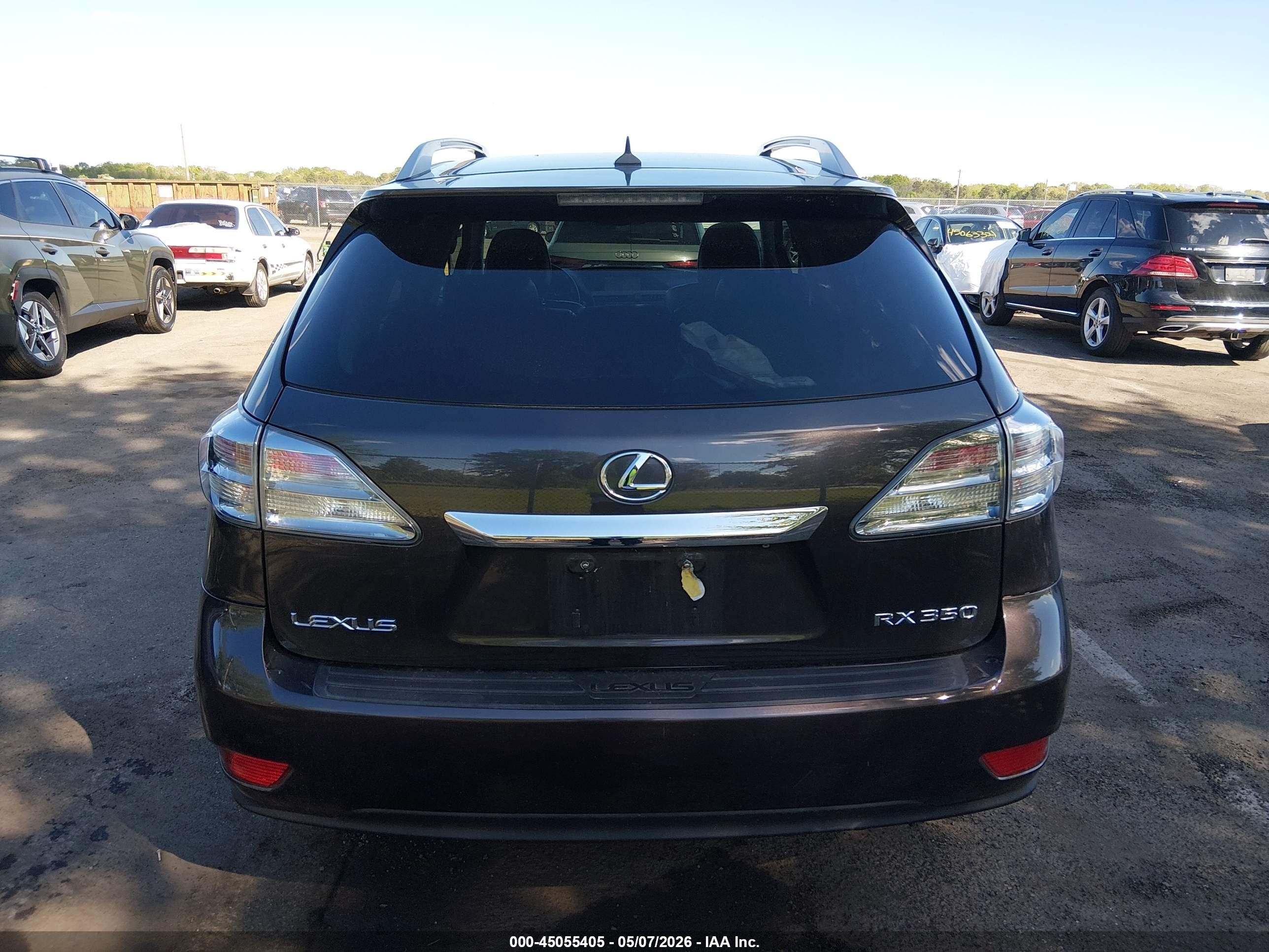 2010 Lexus Rx 350   Purple vin: 2T2BK1BA2AC011194