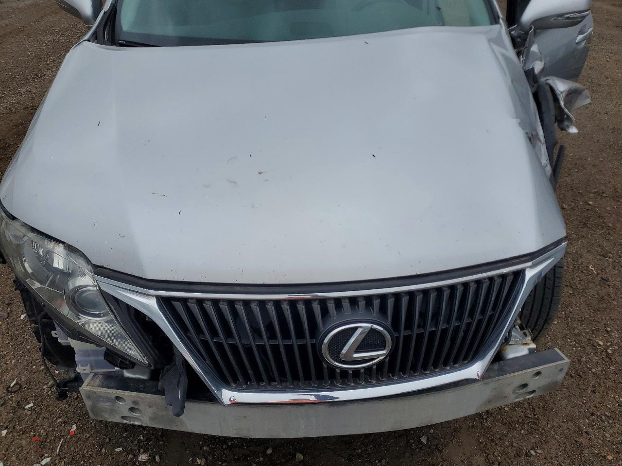 2010 Lexus Rx 350 Серебряный vin: 2T2BK1BA2AC025547