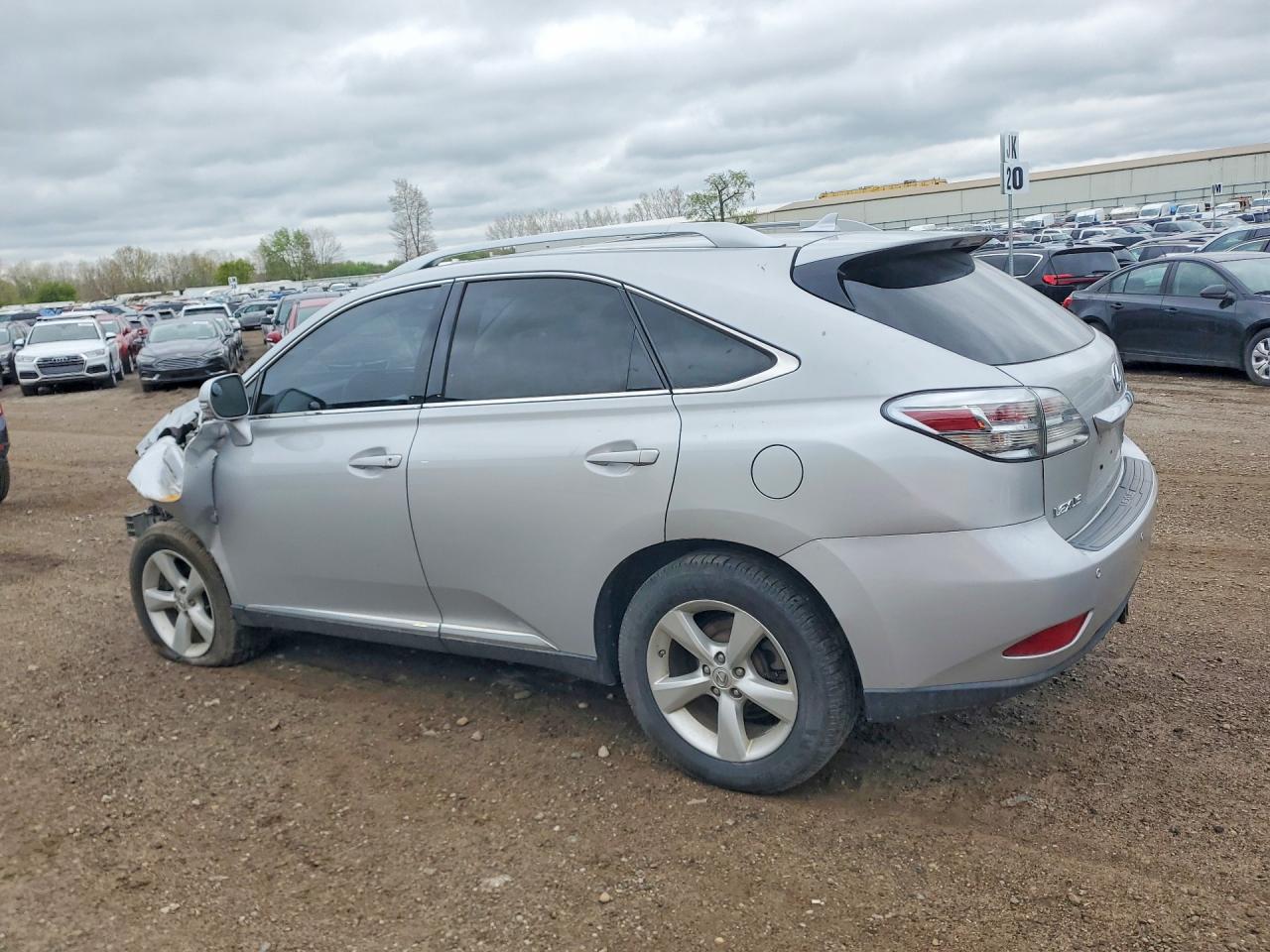 2010 Lexus Rx 350 Серебряный vin: 2T2BK1BA2AC025547