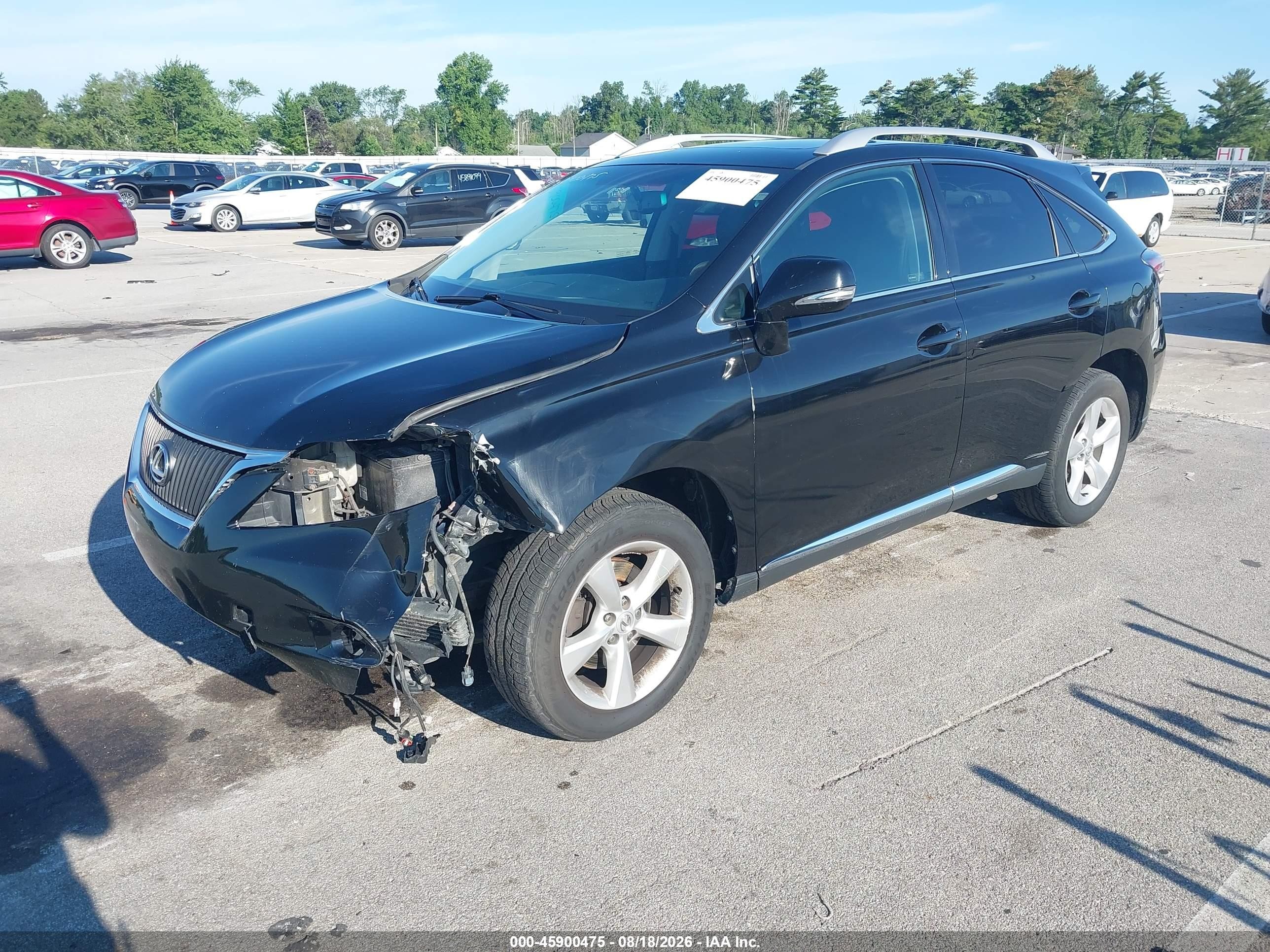 2010 Lexus Rx 350 Черный vin: 2T2BK1BA2AC025838