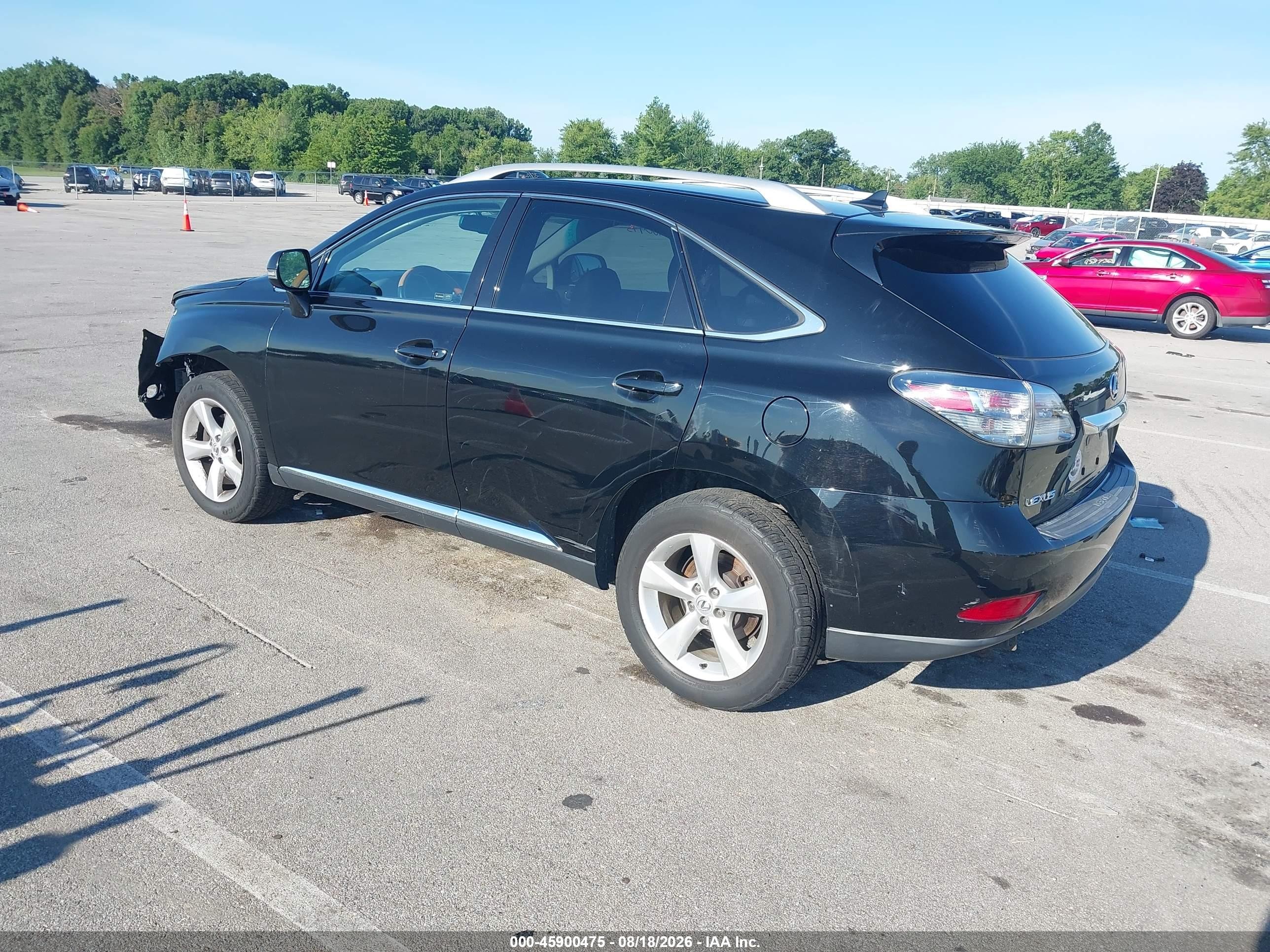 2010 Lexus Rx 350 Черный vin: 2T2BK1BA2AC025838