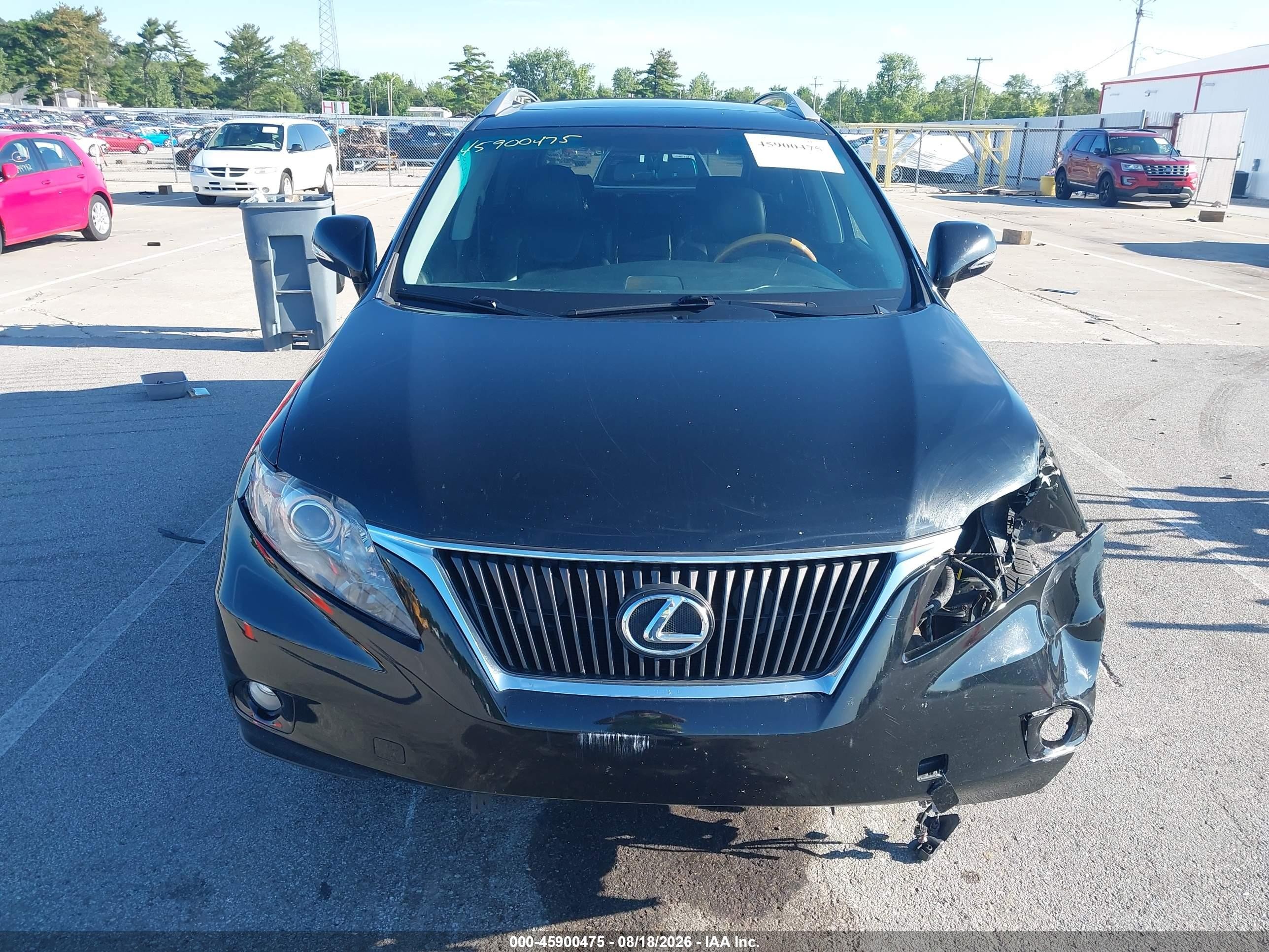 2010 Lexus Rx 350 Черный vin: 2T2BK1BA2AC025838