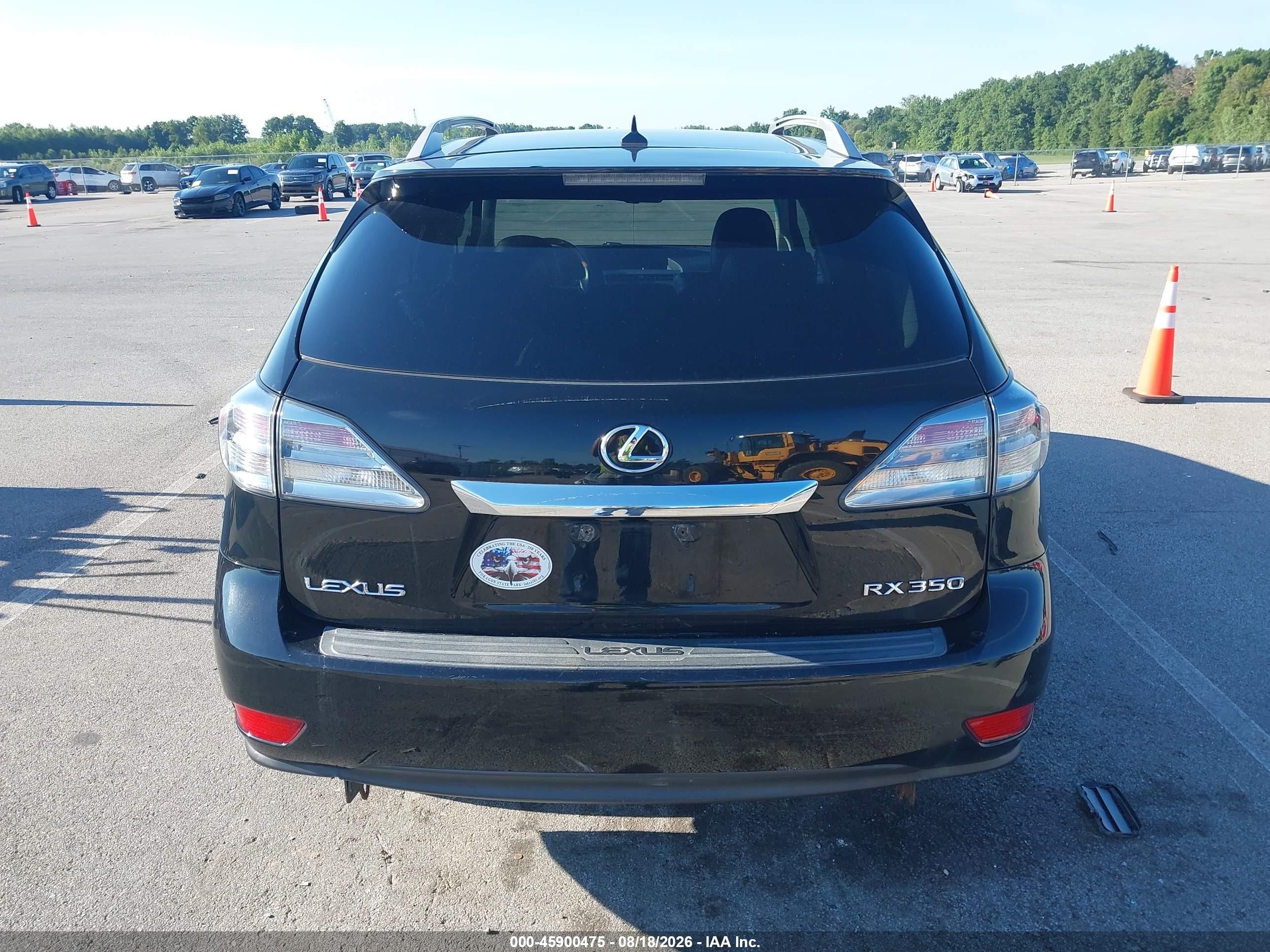 2010 Lexus Rx 350 Черный vin: 2T2BK1BA2AC025838