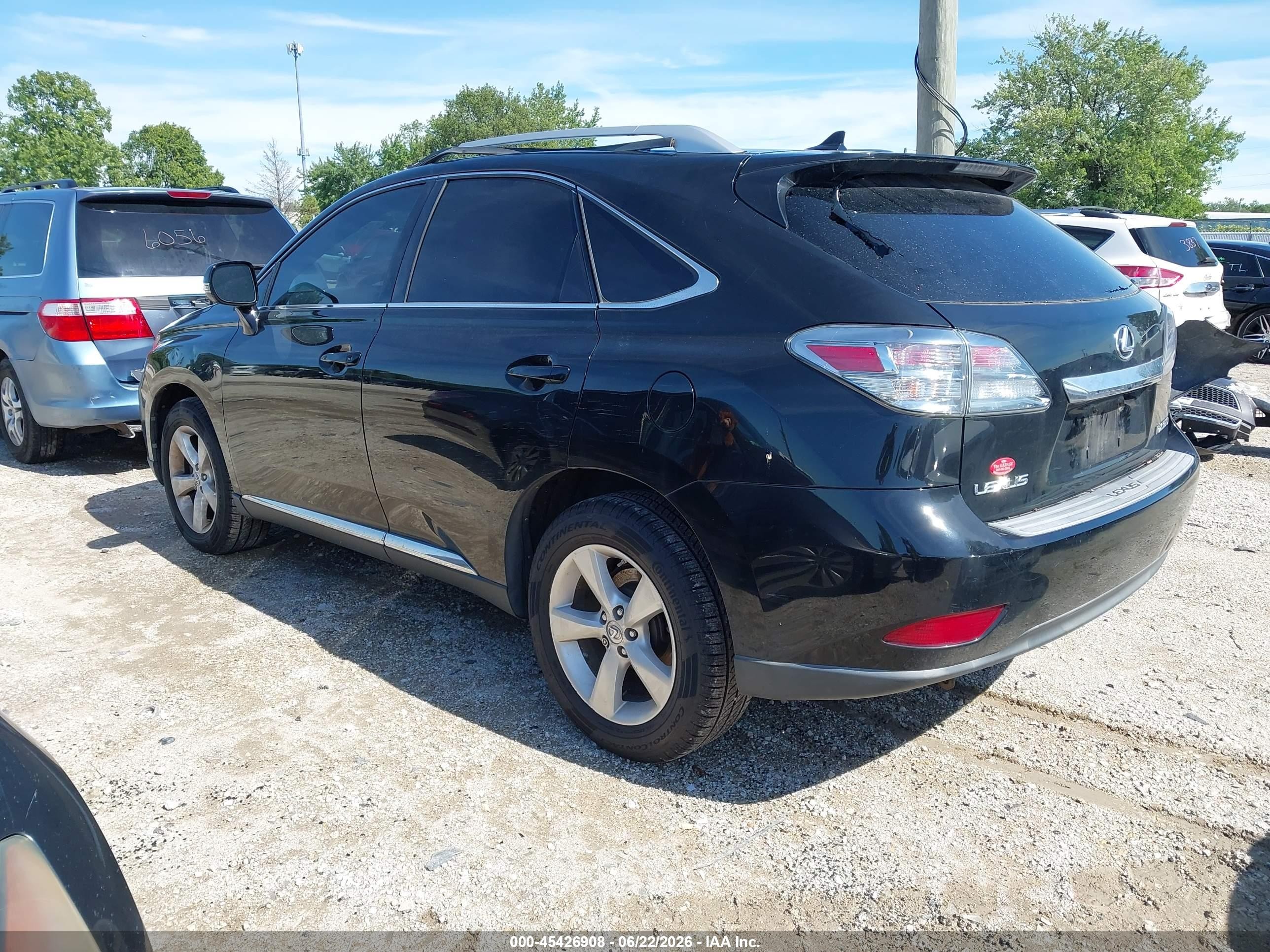 2010 Lexus Rx 350   Black vin: 2T2BK1BA2AC032773