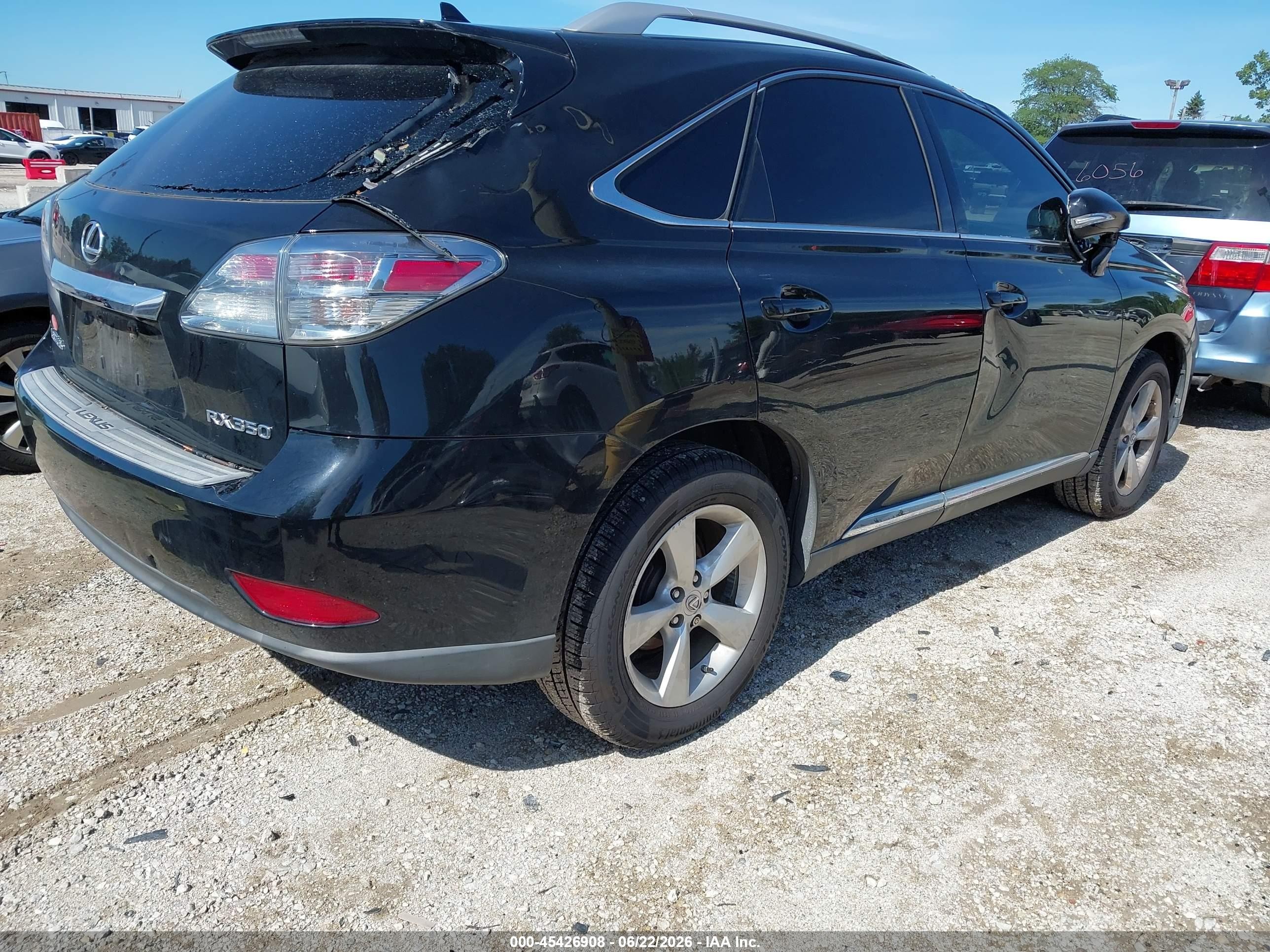 2010 Lexus Rx 350   Black vin: 2T2BK1BA2AC032773