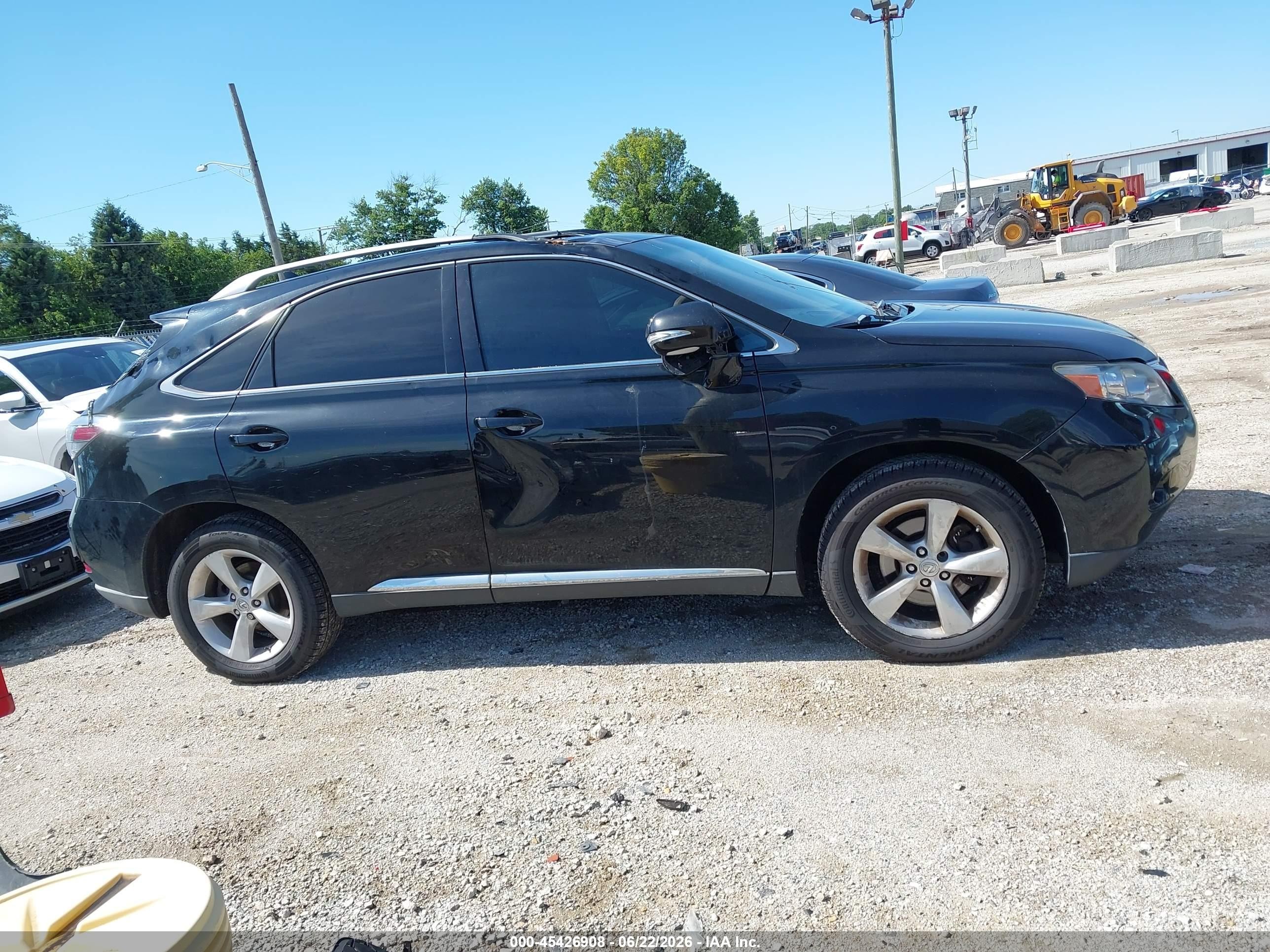 2010 Lexus Rx 350   Black vin: 2T2BK1BA2AC032773