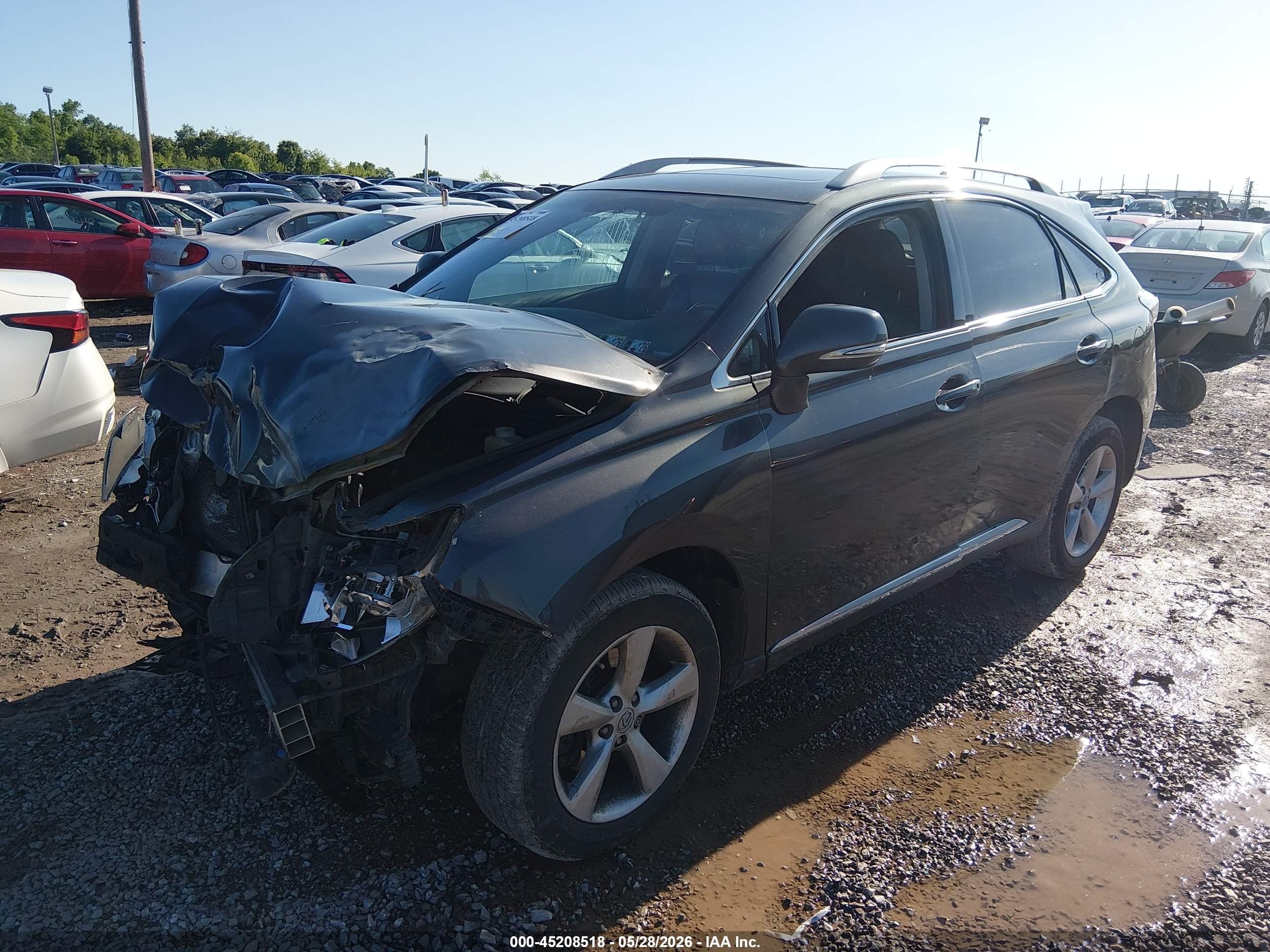 2010 Lexus Rx 350   Gray vin: 2T2BK1BA2AC041778