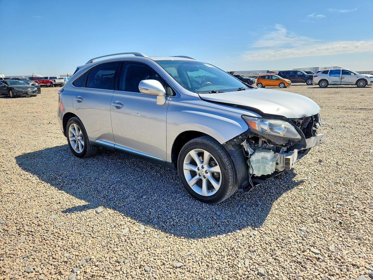 2010 Lexus Rx 350 Silver vin: 2T2BK1BA2AC055471