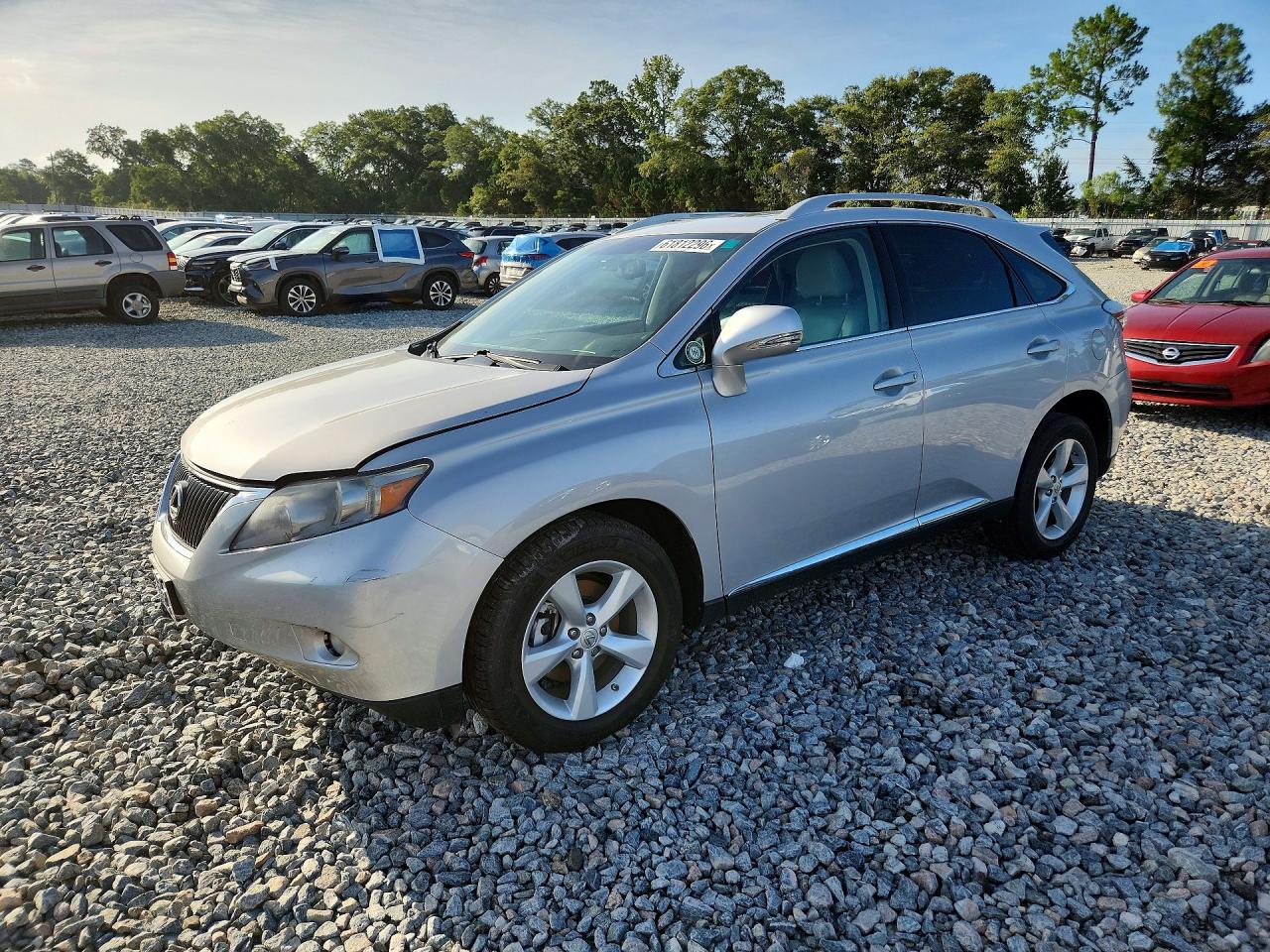 2010 Lexus Rx 350 Silver vin: 2T2BK1BA2AC058791