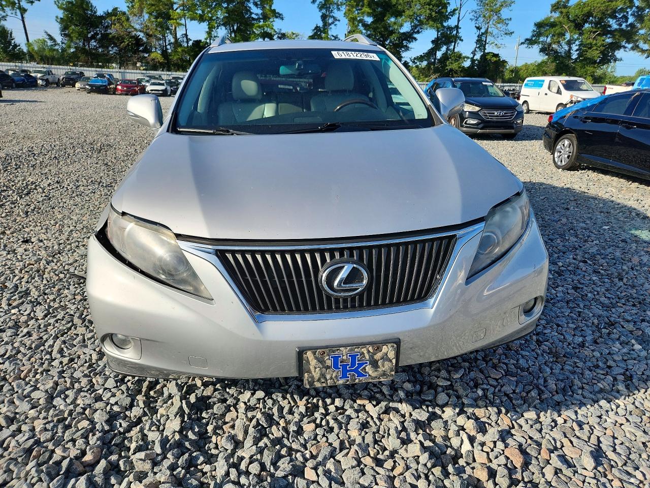 2010 Lexus Rx 350 Silver vin: 2T2BK1BA2AC058791