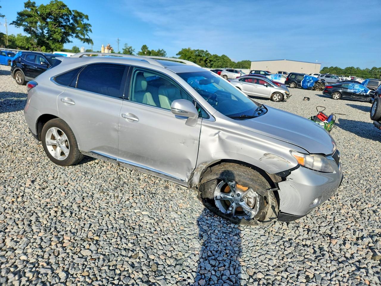 2010 Lexus Rx 350 Silver vin: 2T2BK1BA2AC058791