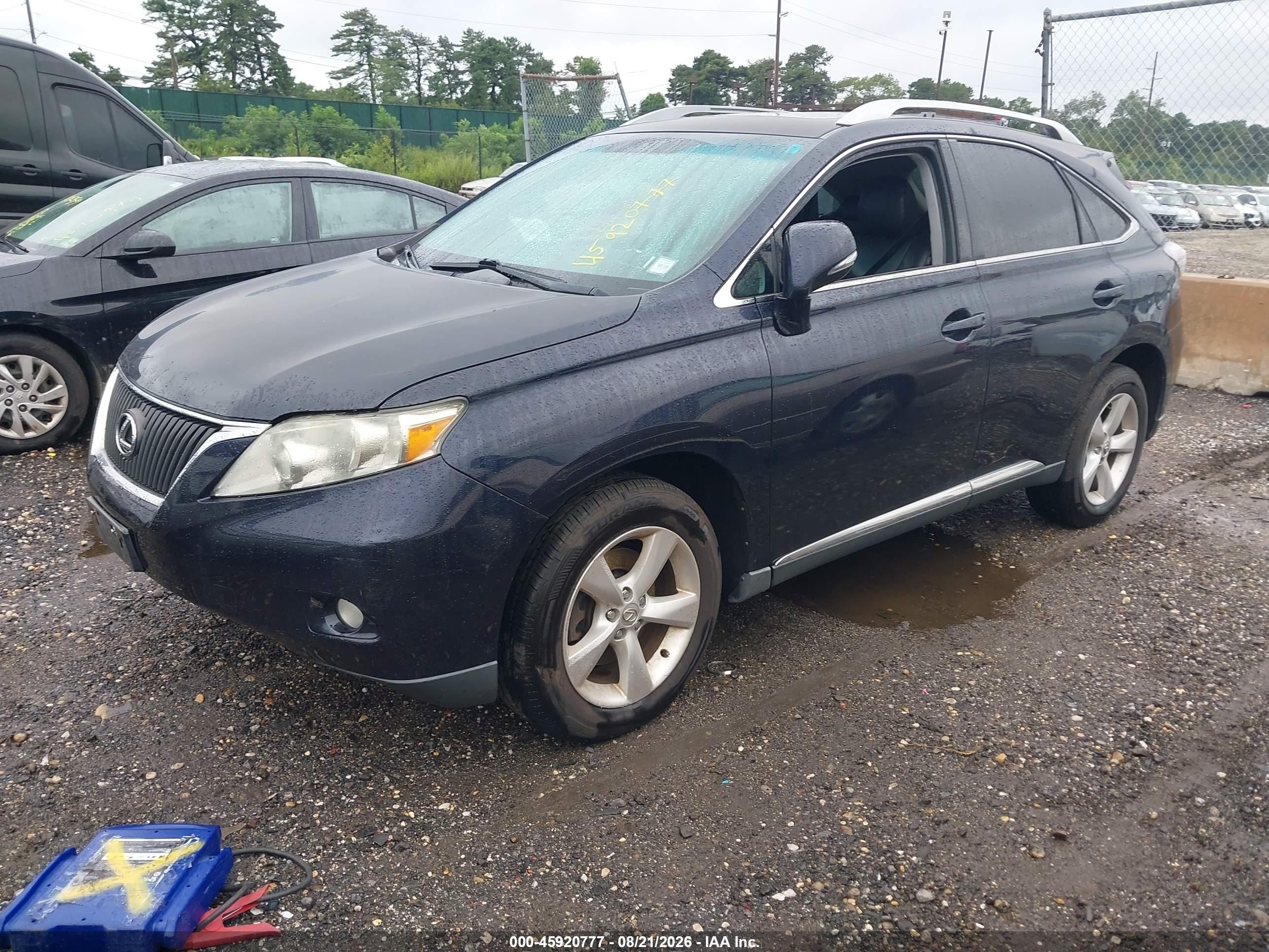 2010 Lexus Rx 350   Blue vin: 2T2BK1BA2AC059469
