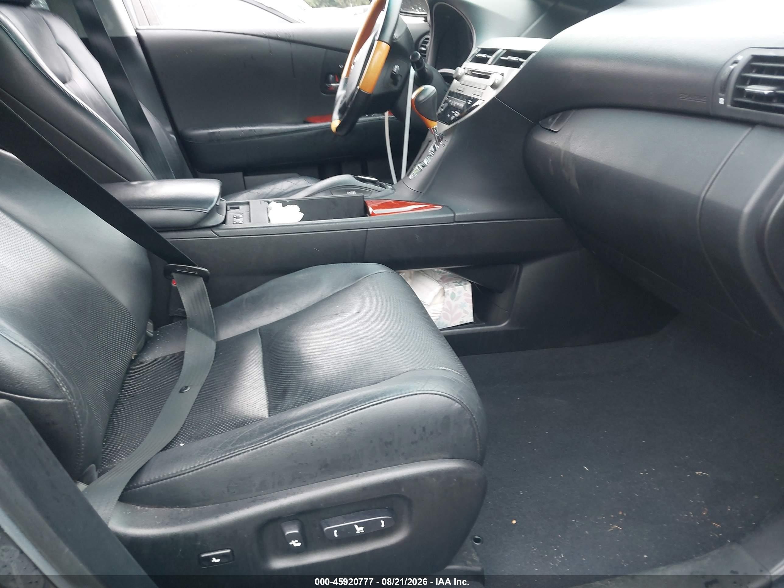 2010 Lexus Rx 350   Blue vin: 2T2BK1BA2AC059469