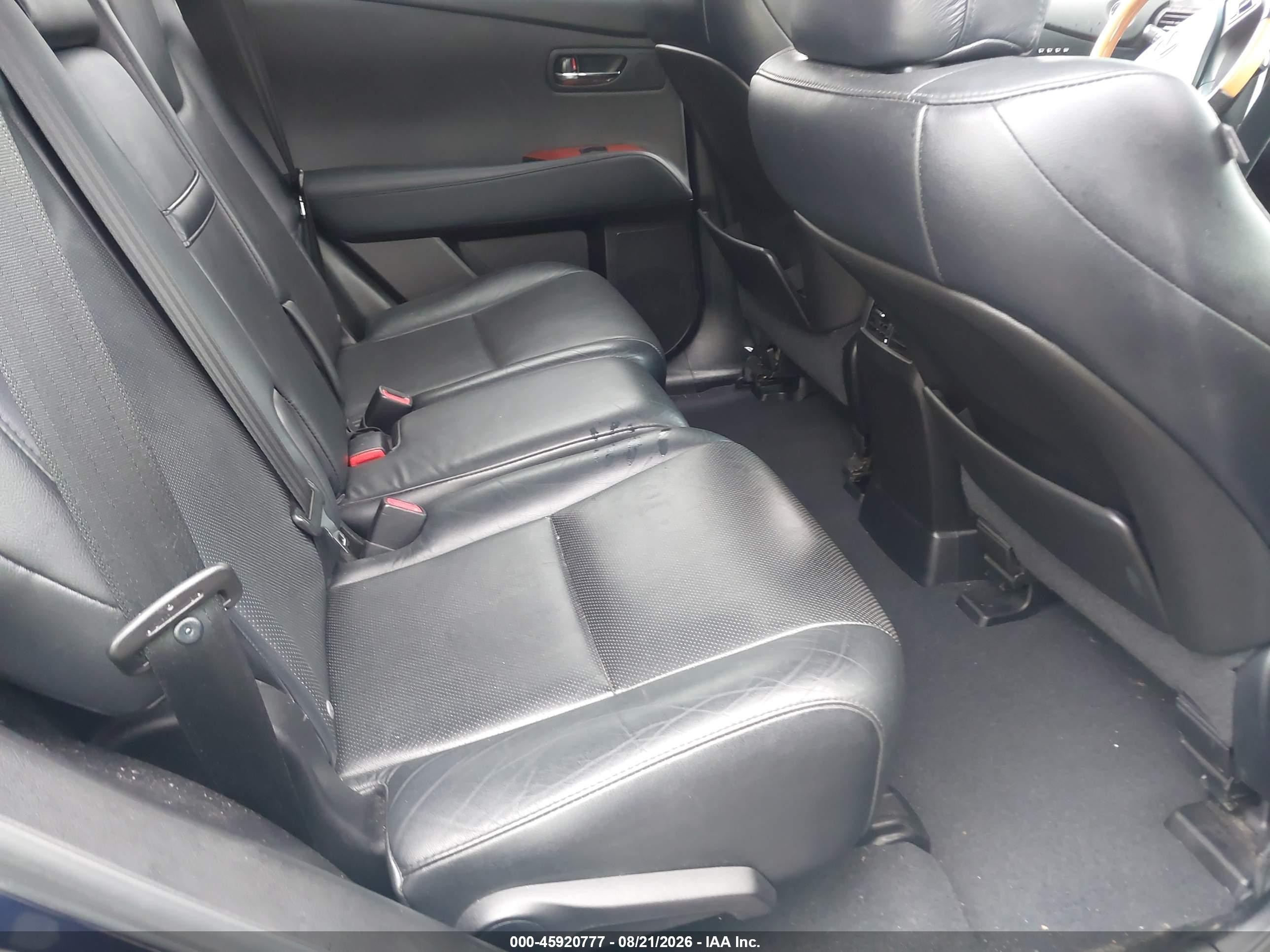 2010 Lexus Rx 350   Blue vin: 2T2BK1BA2AC059469