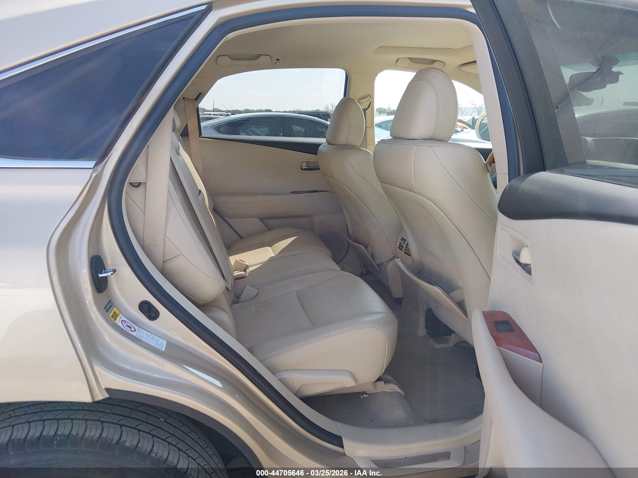 2010 Lexus Rx 350   Gold vin: 2T2BK1BA2AC063120