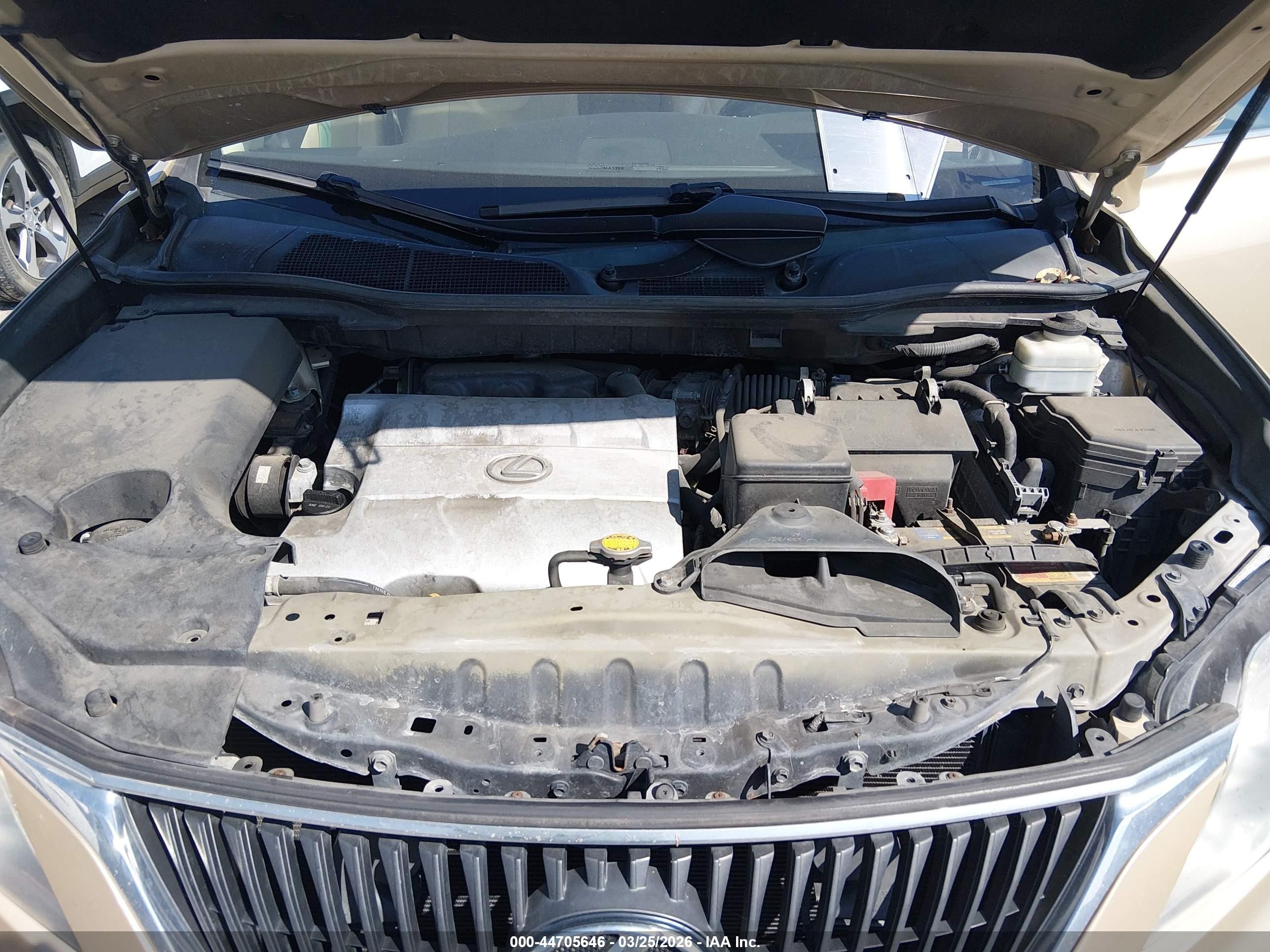 2010 Lexus Rx 350   Gold vin: 2T2BK1BA2AC063120