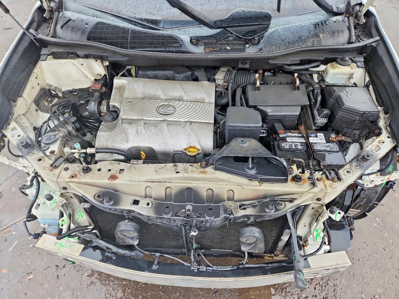 2010 Lexus Rx 350 Base Белый vin: 2T2BK1BA2AC073484