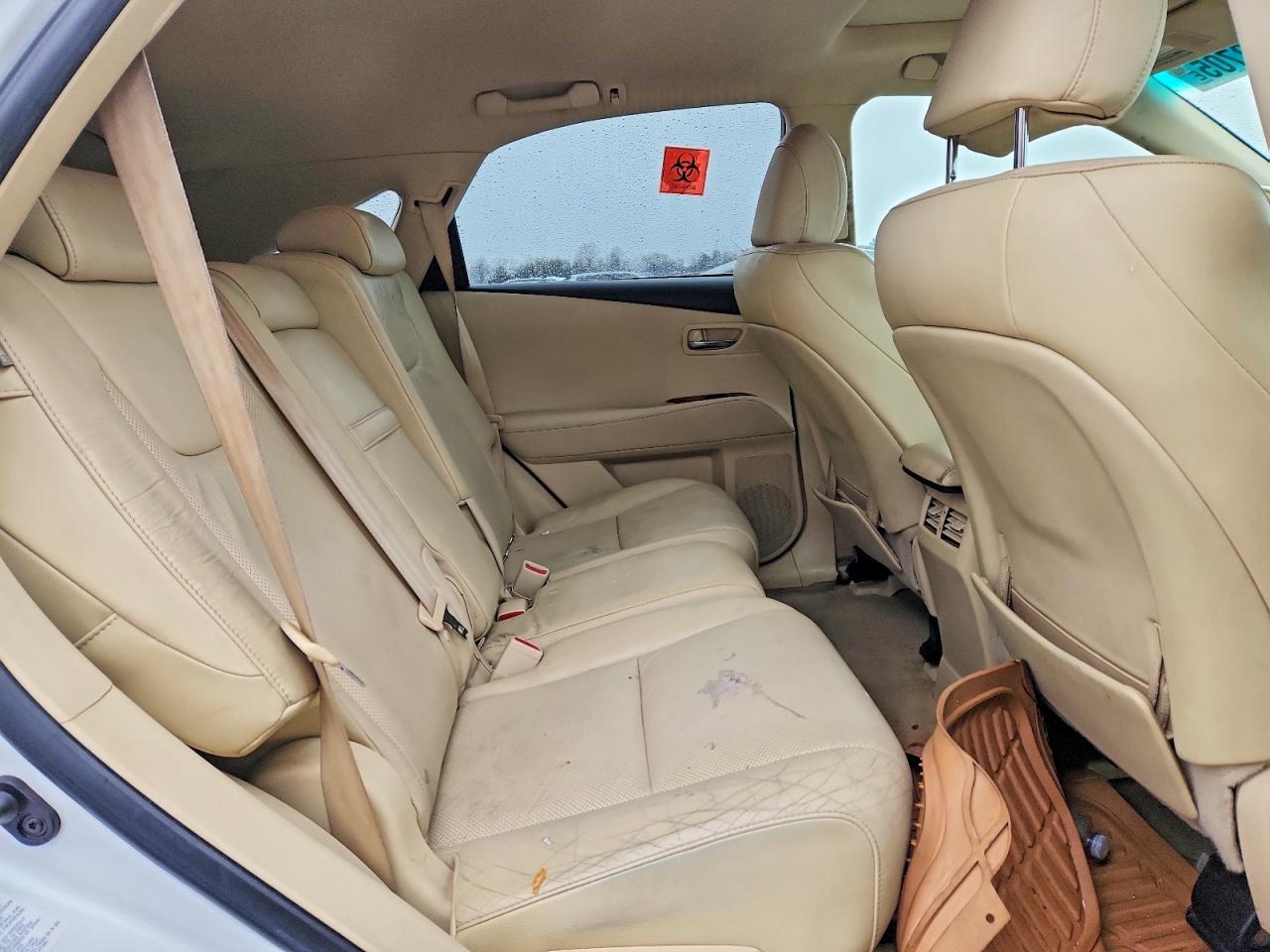 2010 Lexus Rx 350 Base Белый vin: 2T2BK1BA2AC073484
