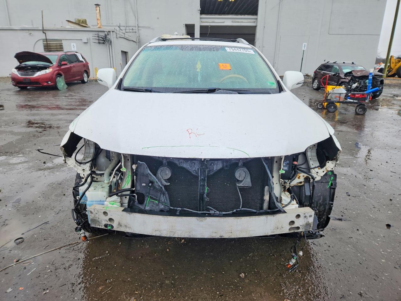 2010 Lexus Rx 350 Base Белый vin: 2T2BK1BA2AC073484