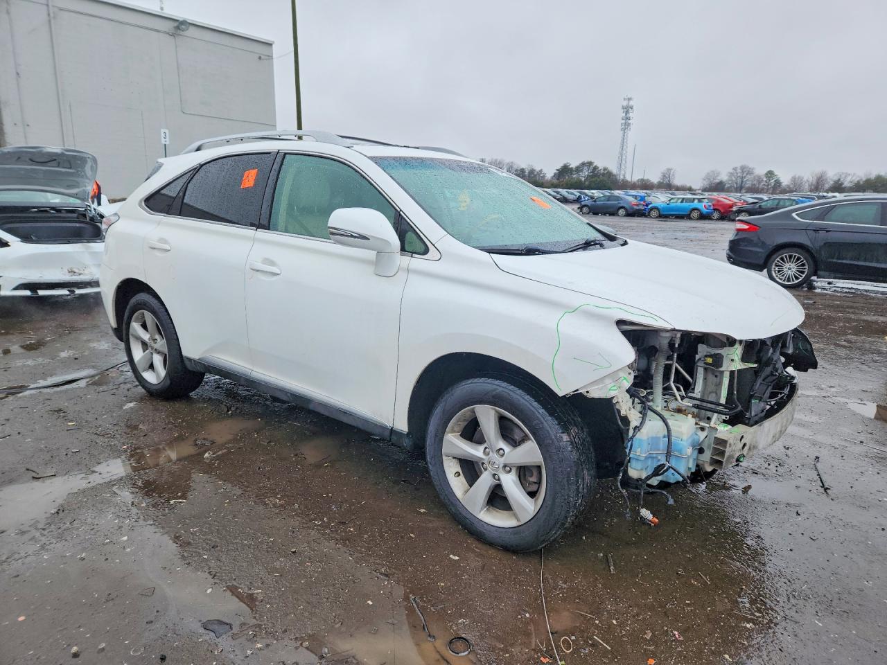 2010 Lexus Rx 350 Base Белый vin: 2T2BK1BA2AC073484