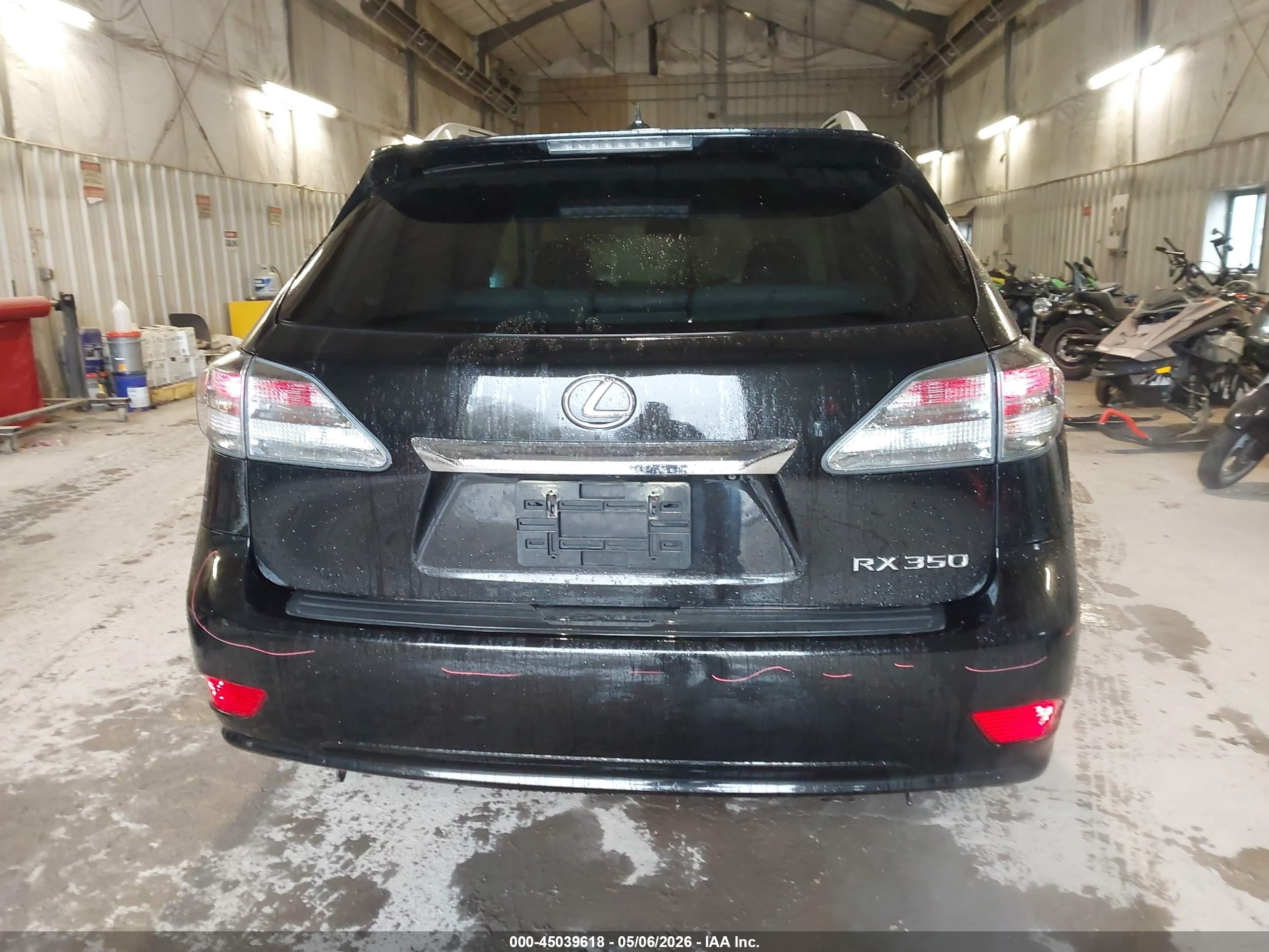 2011 Lexus Rx 350   Black vin: 2T2BK1BA2BC084051
