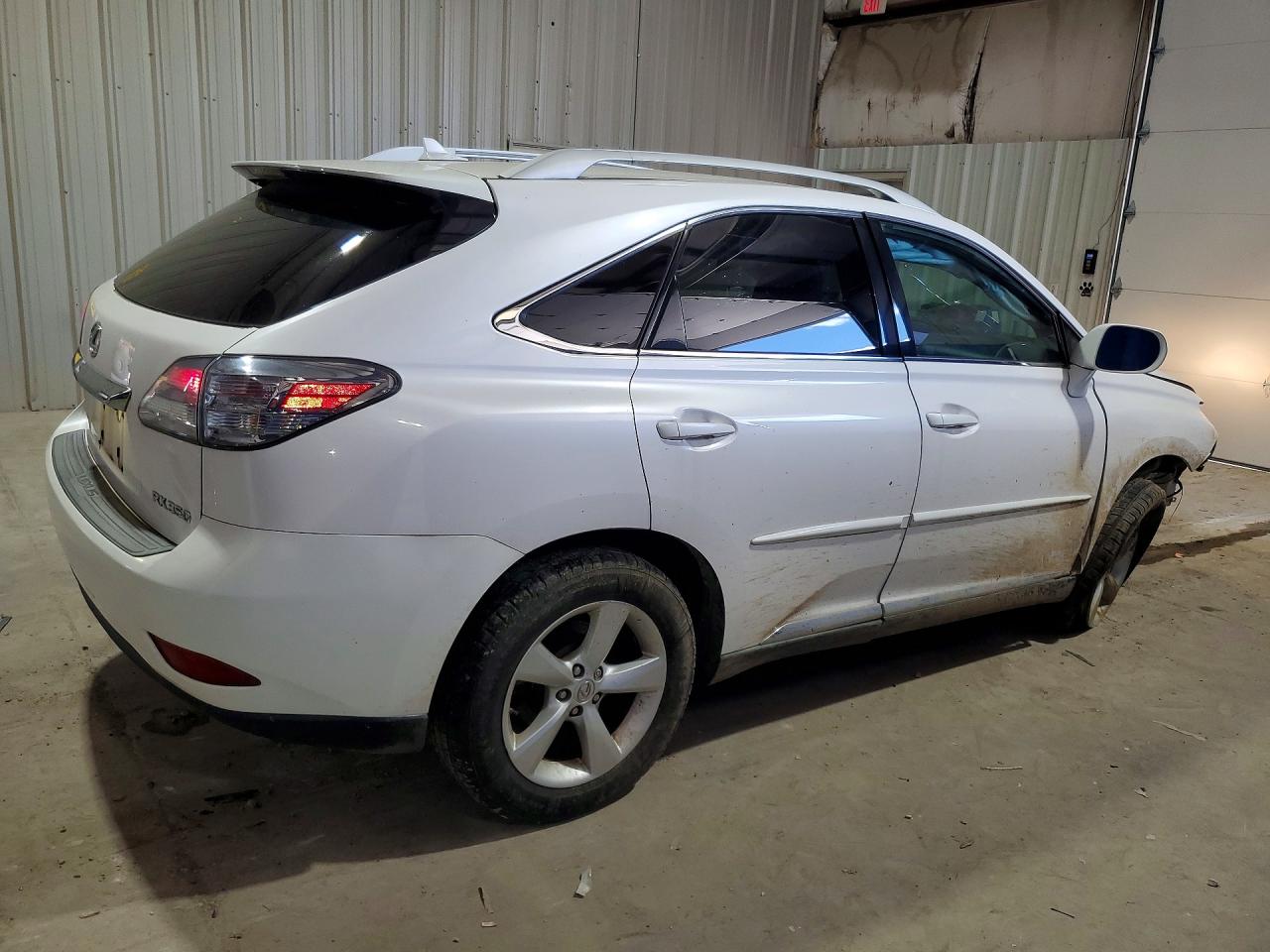 2011 Lexus Rx 350 White vin: 2T2BK1BA2BC110597
