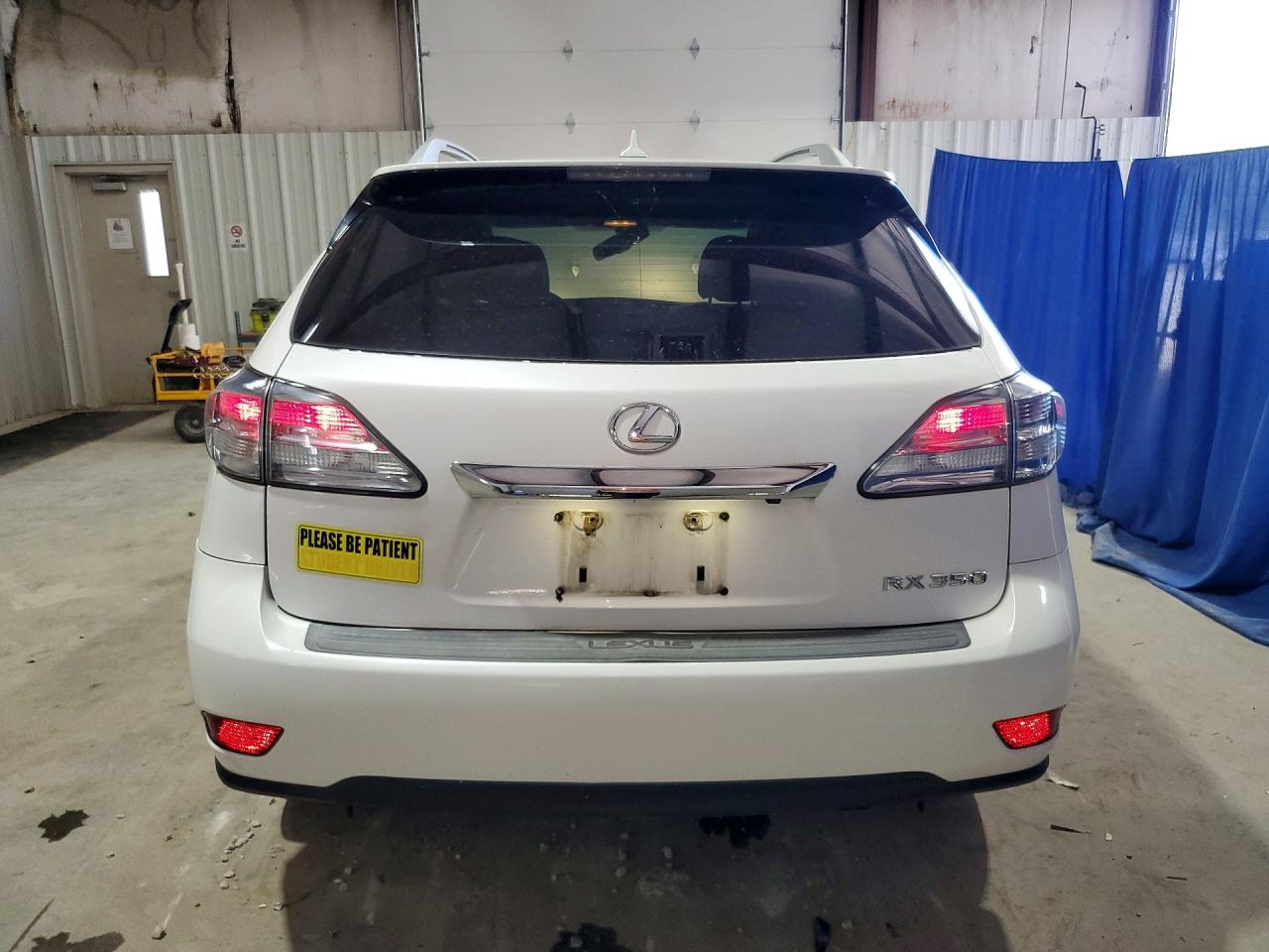 2011 Lexus Rx 350 White vin: 2T2BK1BA2BC110597