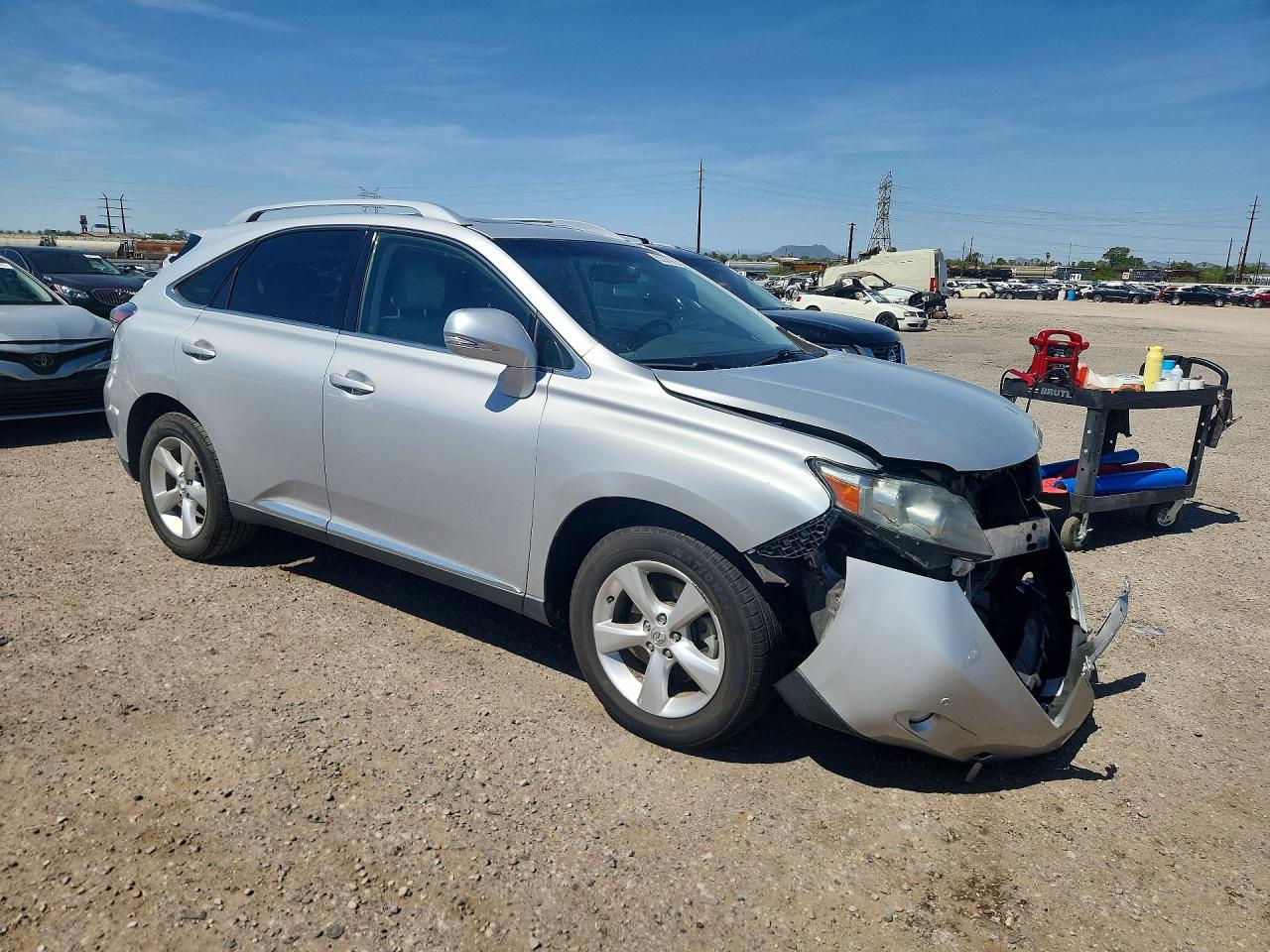 2011 Lexus Rx 350 Silver vin: 2T2BK1BA2BC113967