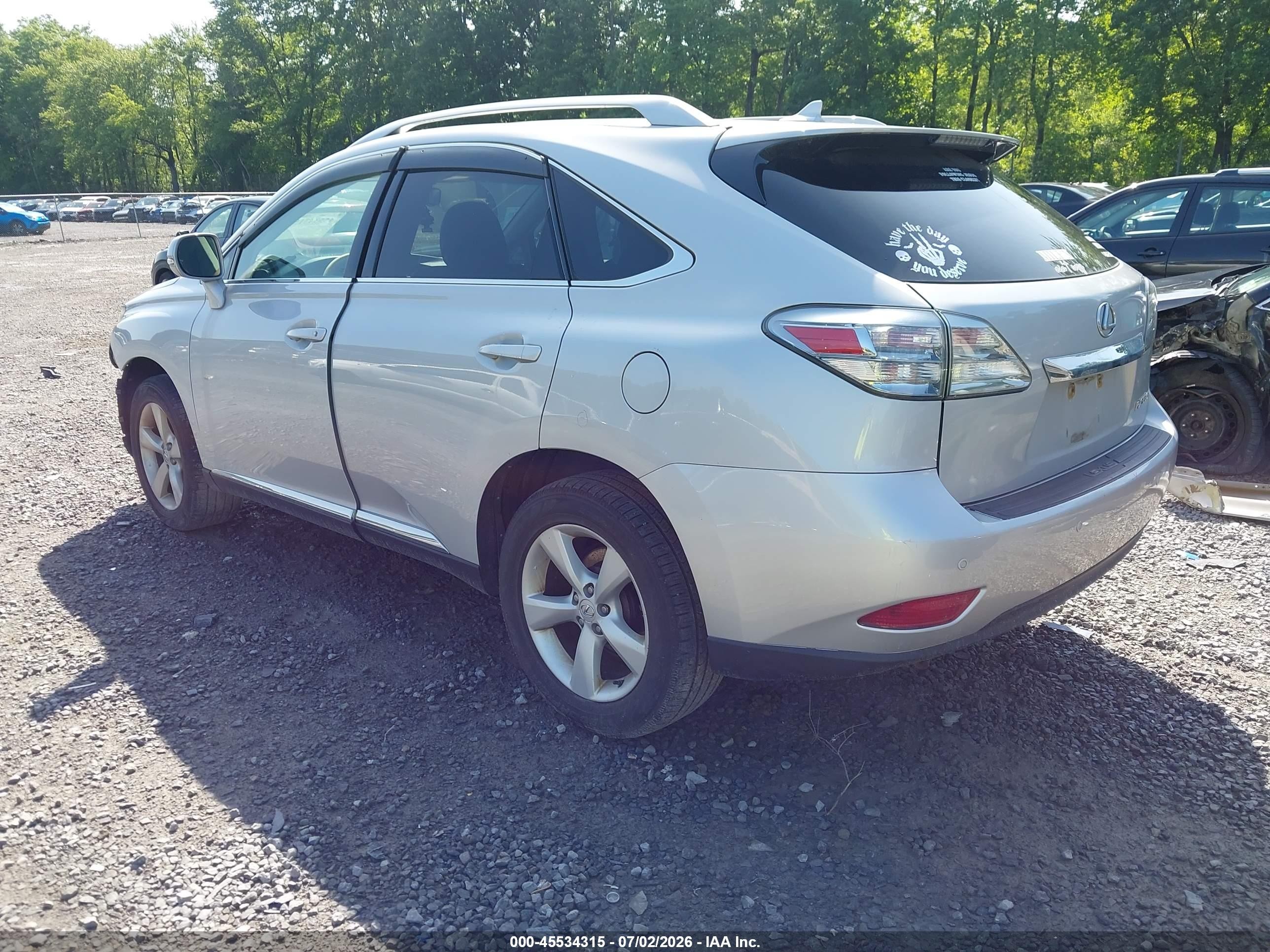 2012 Lexus Rx 350   Silver vin: 2T2BK1BA2CC126106